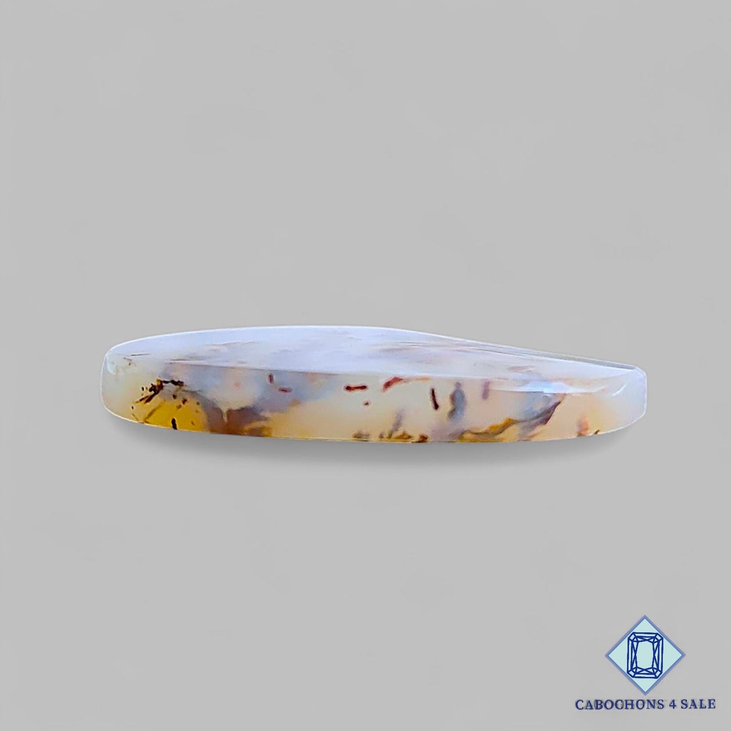 Natural Scenic Agate Gemstone Oval Cabochons 28*19*3mm From Brazil available for sale