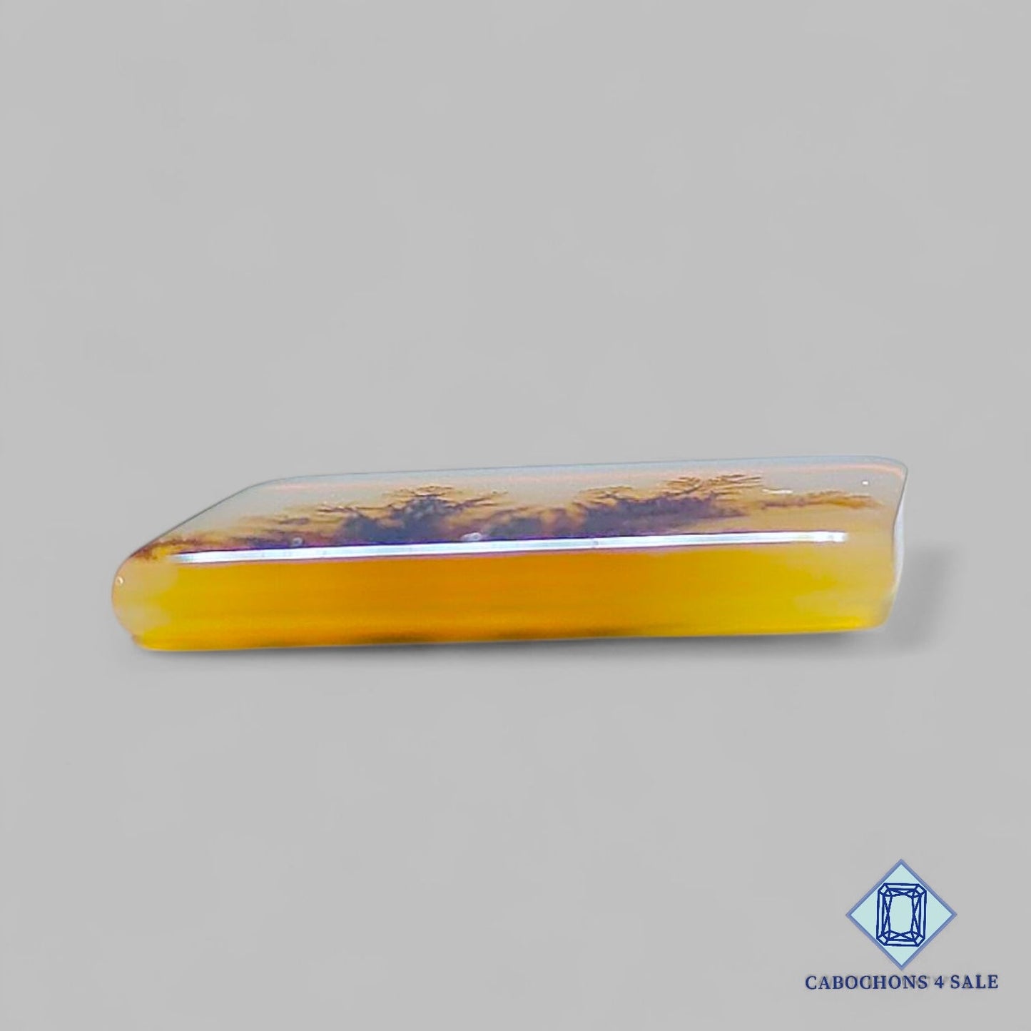 Natural Scenic Agate Gemstone Fancy Cabochons 20*15*2mm from Brazil available for sale
