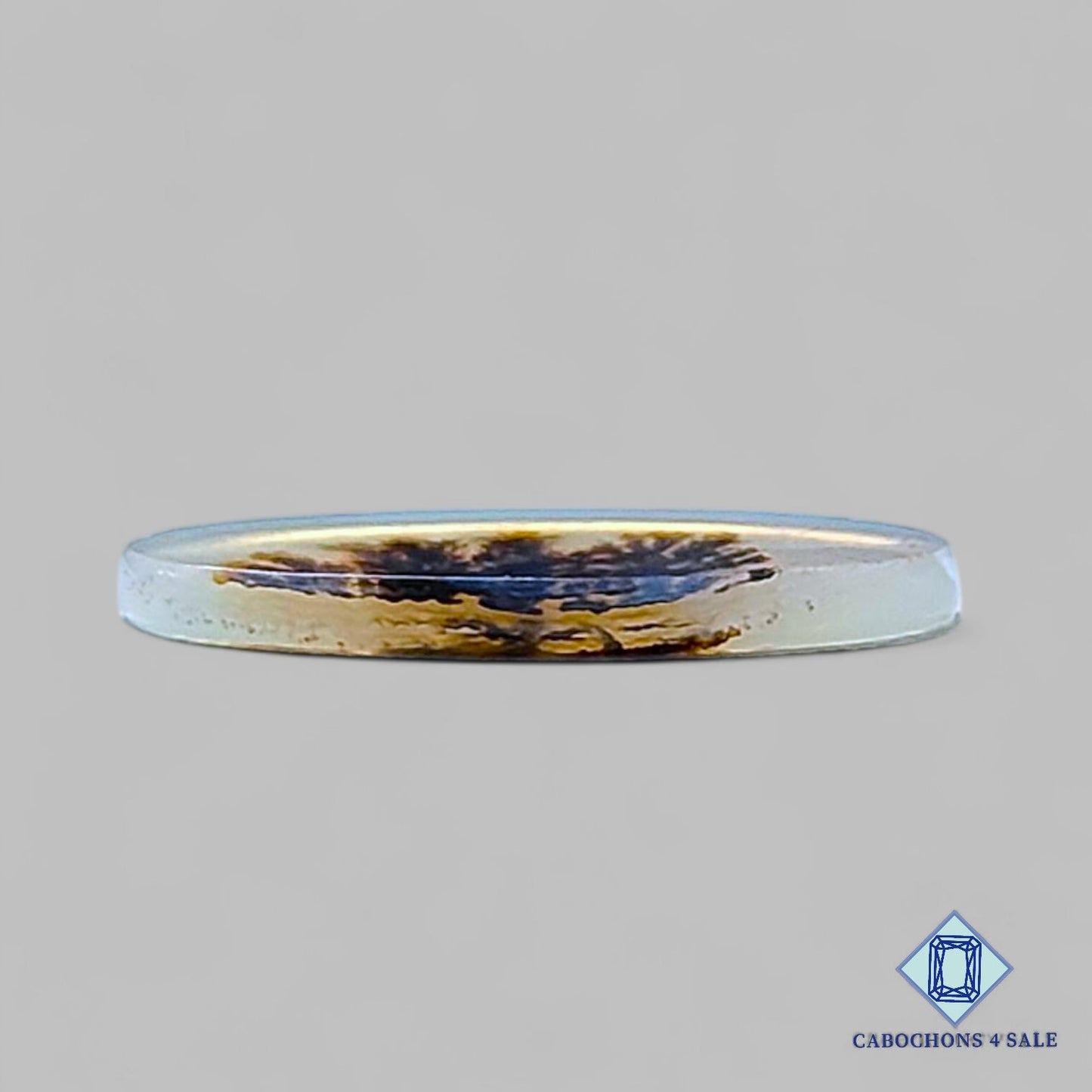 Natural Scenic Agate Gemstone Oval Cabochons 18*9*1mm from Brazil available for sale