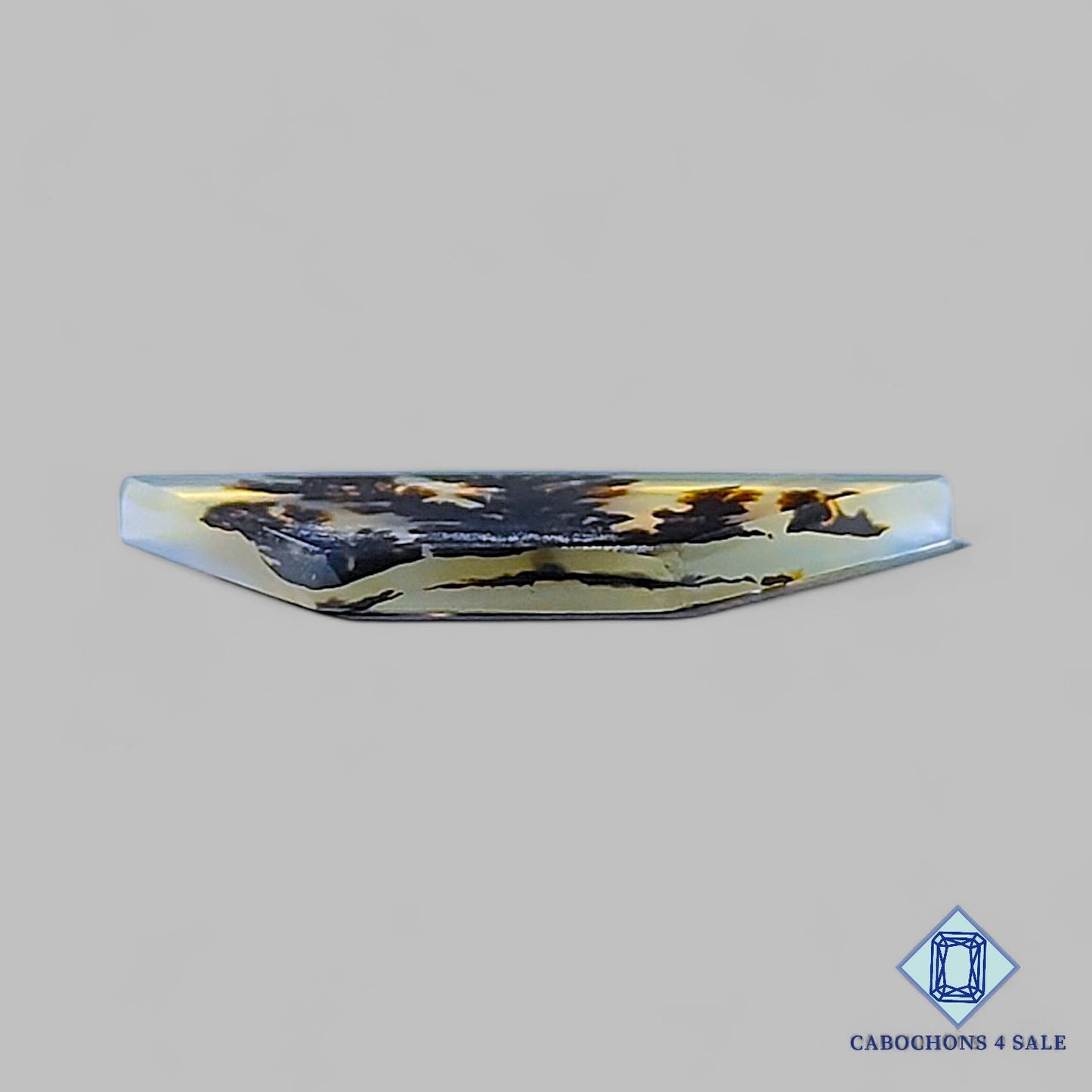 Natural Scenic Agate Gemstone Fancy Cabochons 26*12*2mm from Brazil available for sale