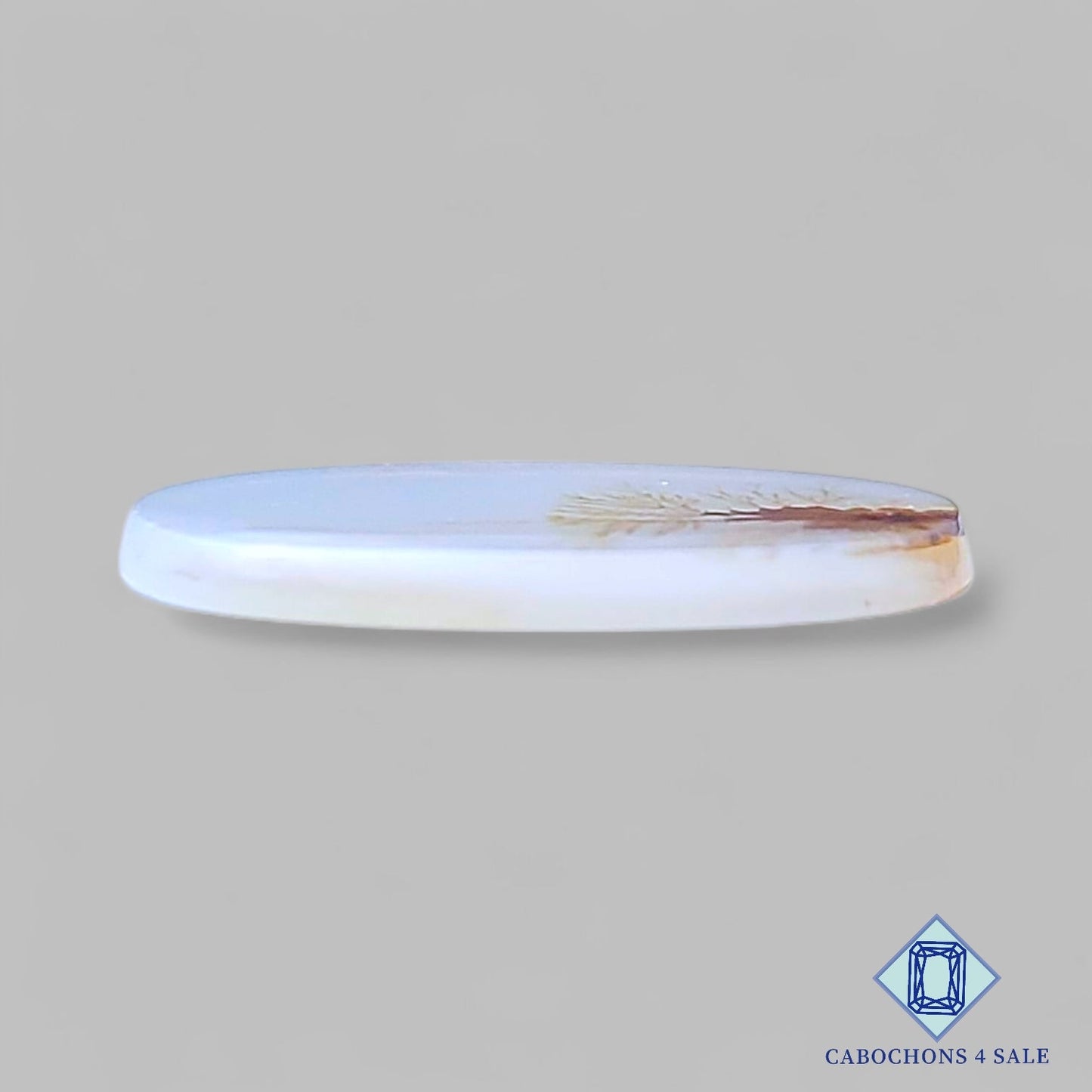 Natural Scenic Agate Gemstone Oval Cabochons 18*14*1mm from Brazil available for sale