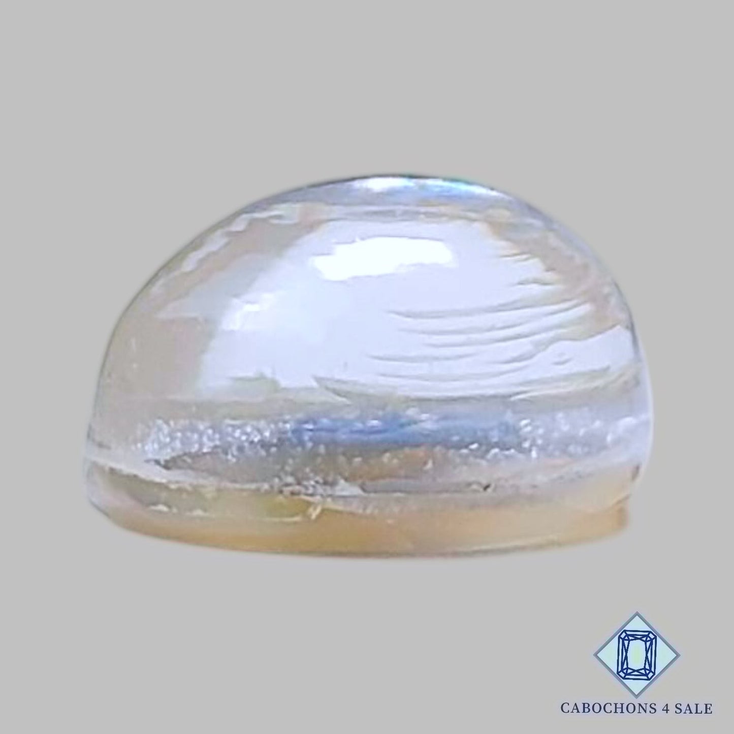 Ágata escénica + cuarzo cristal doblete piedra preciosa pera dobletes 13*11*8 mm disponible para la venta