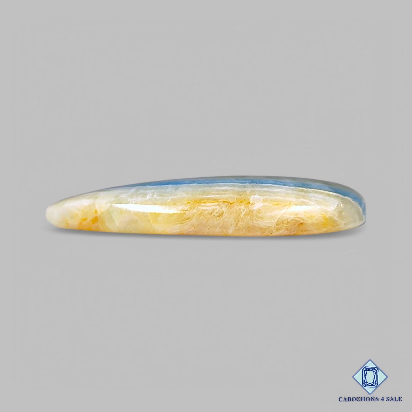 Natural Scheelite Gemstone Pear Cabochons 36*23*5mm from Sweden available for sale