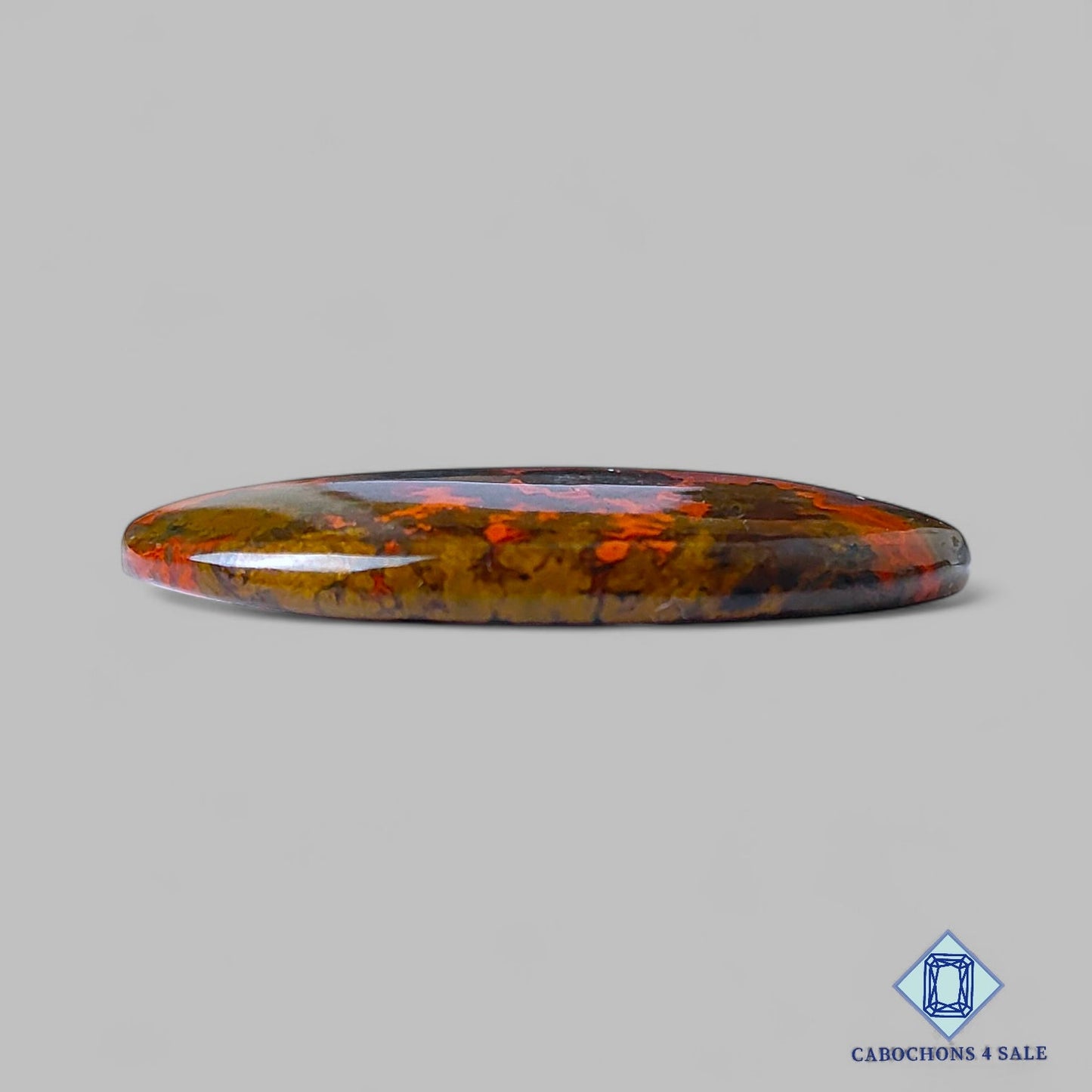 Natural Seam Agate Gemstone Oval Cabochons 42*28*5mm from Morocco available for sale