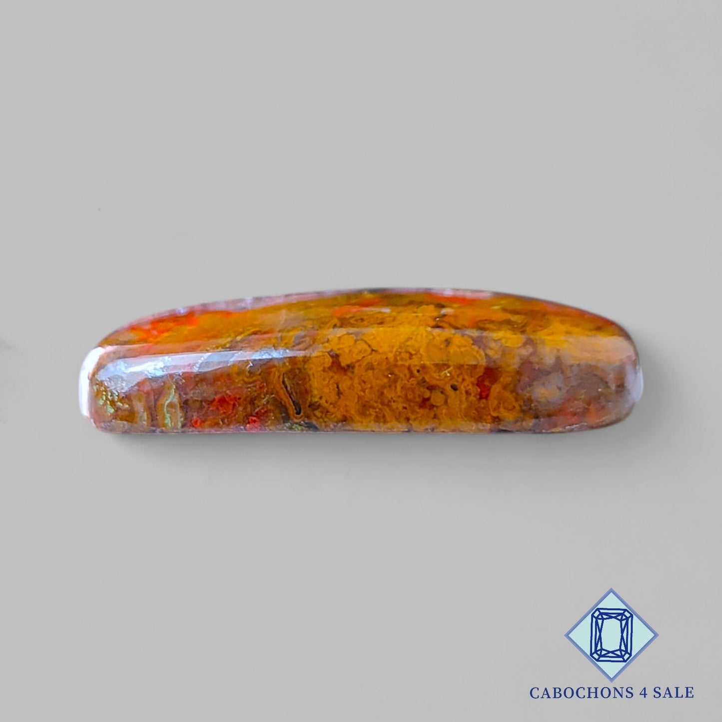 Natural Seam Agate Gemstone Fancy Druzy 30*27*6mm from Morocco available for sale