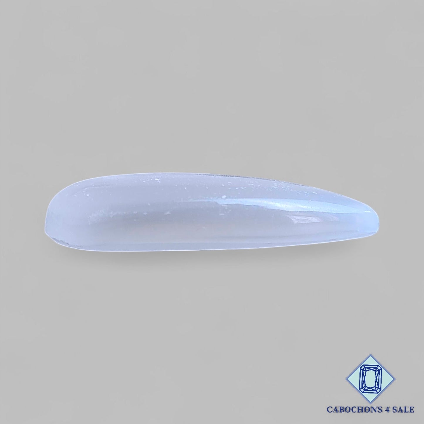 Natural Selenite Gemstone Pear Cabochons 37*18*7mm From Mexico available for sale