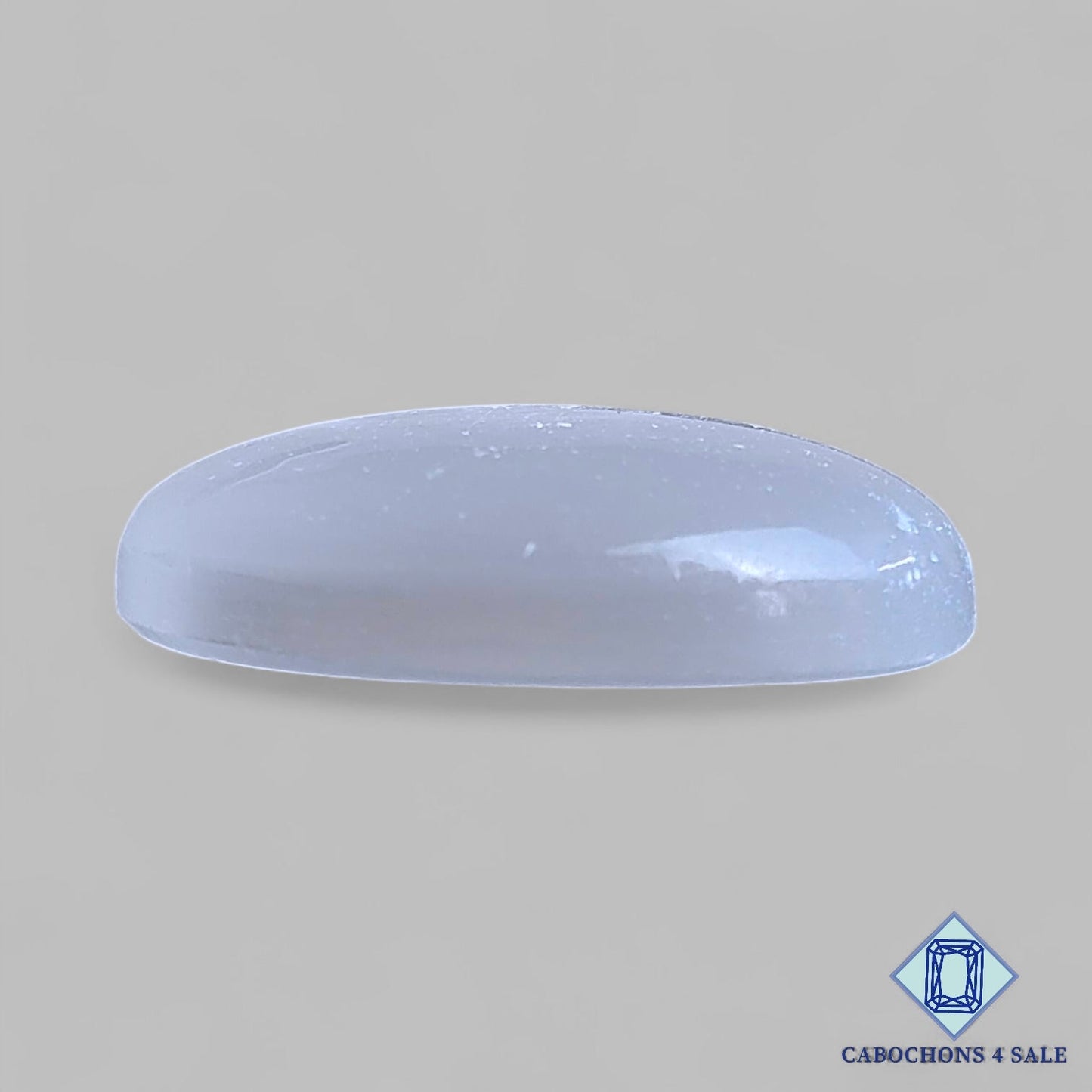 Natural Selenite Gemstone Oval Cabochons 34*26*9mm From Mexico available for sale