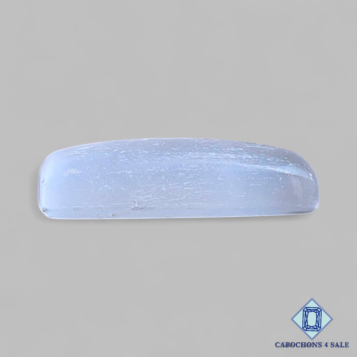 Natural Selenite Gemstone Rectangle Cabochons 27*13*7mm From Mexico available for sale