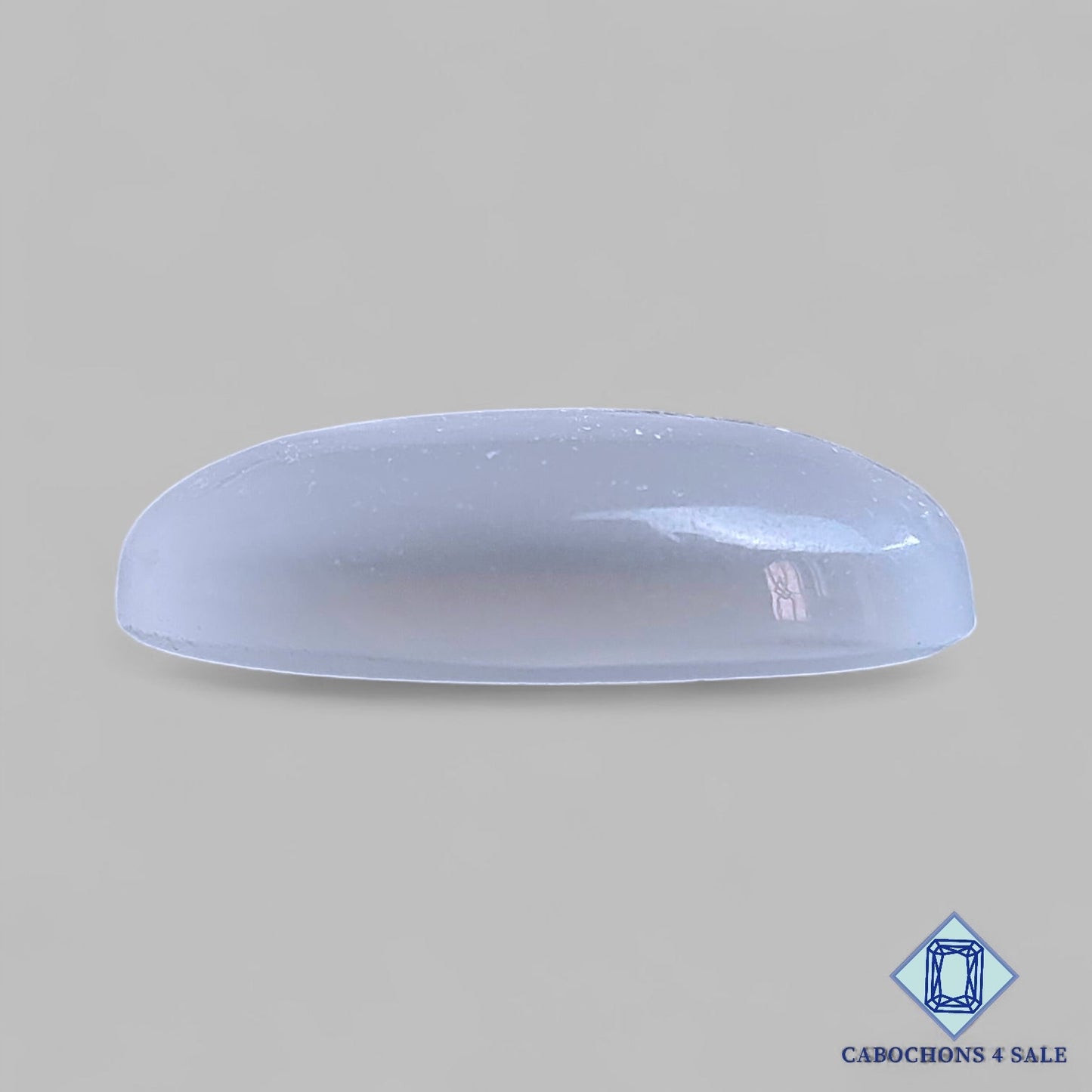 Natural Selenite Gemstone Oval Cabochons 32*21*9mm From Mexico available for sale