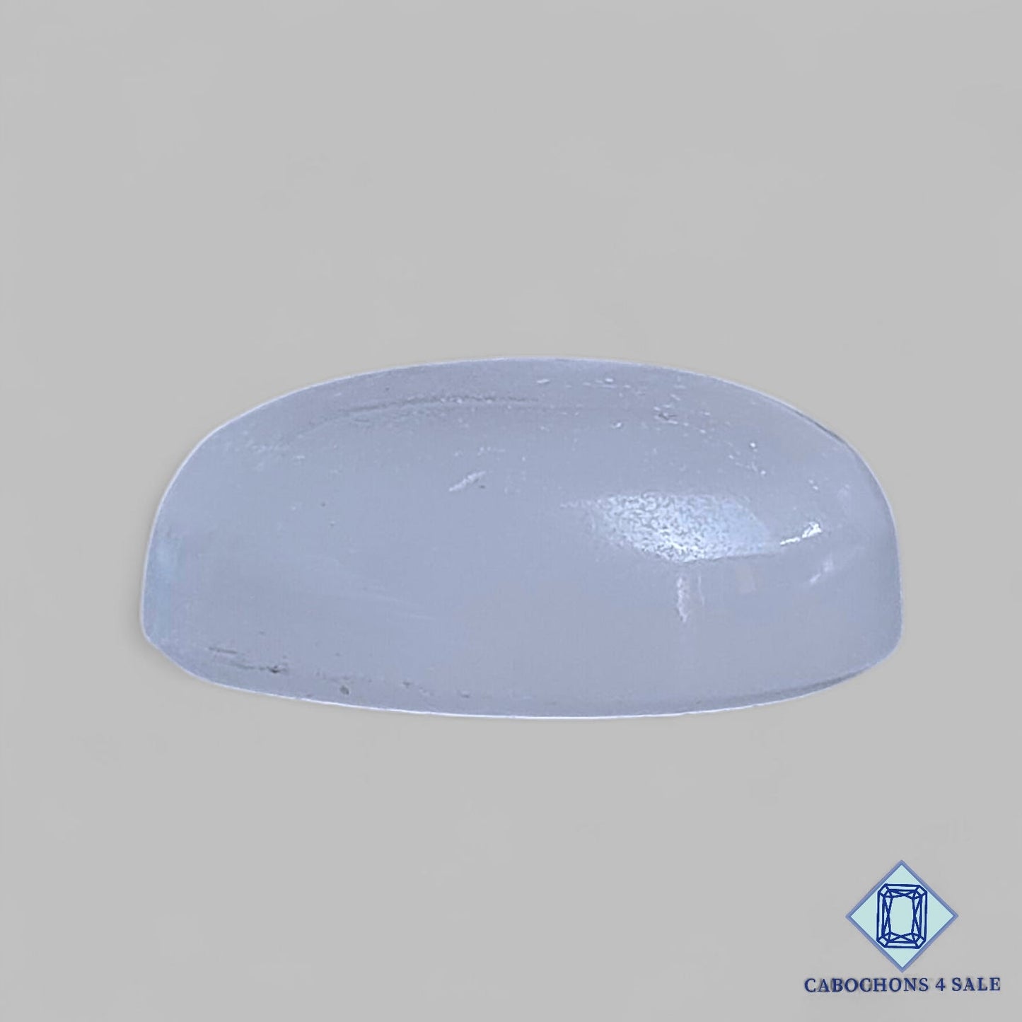 Natural Selenite Gemstone Round Cabochons 24*9mm From Mexico available for sale