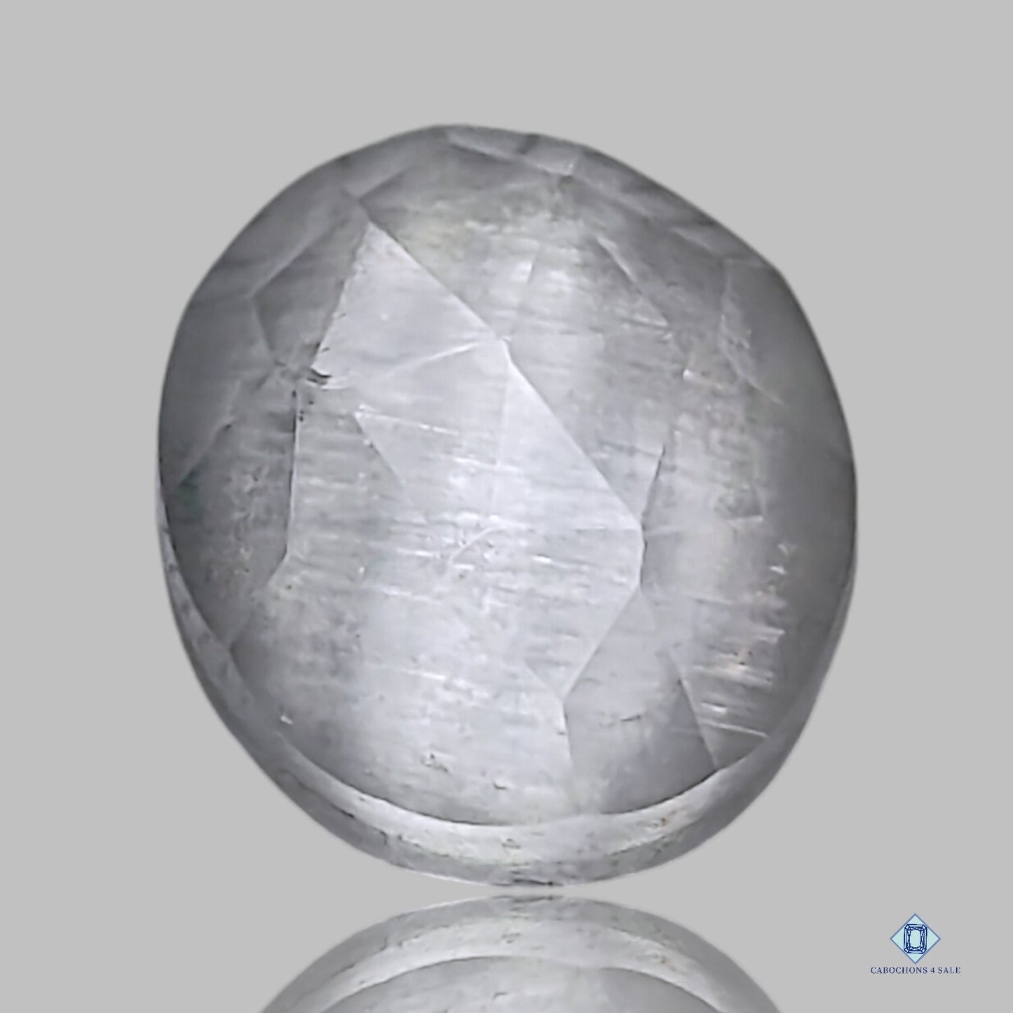 Selenite + Crystal Quartz Doublets Oval Doublets