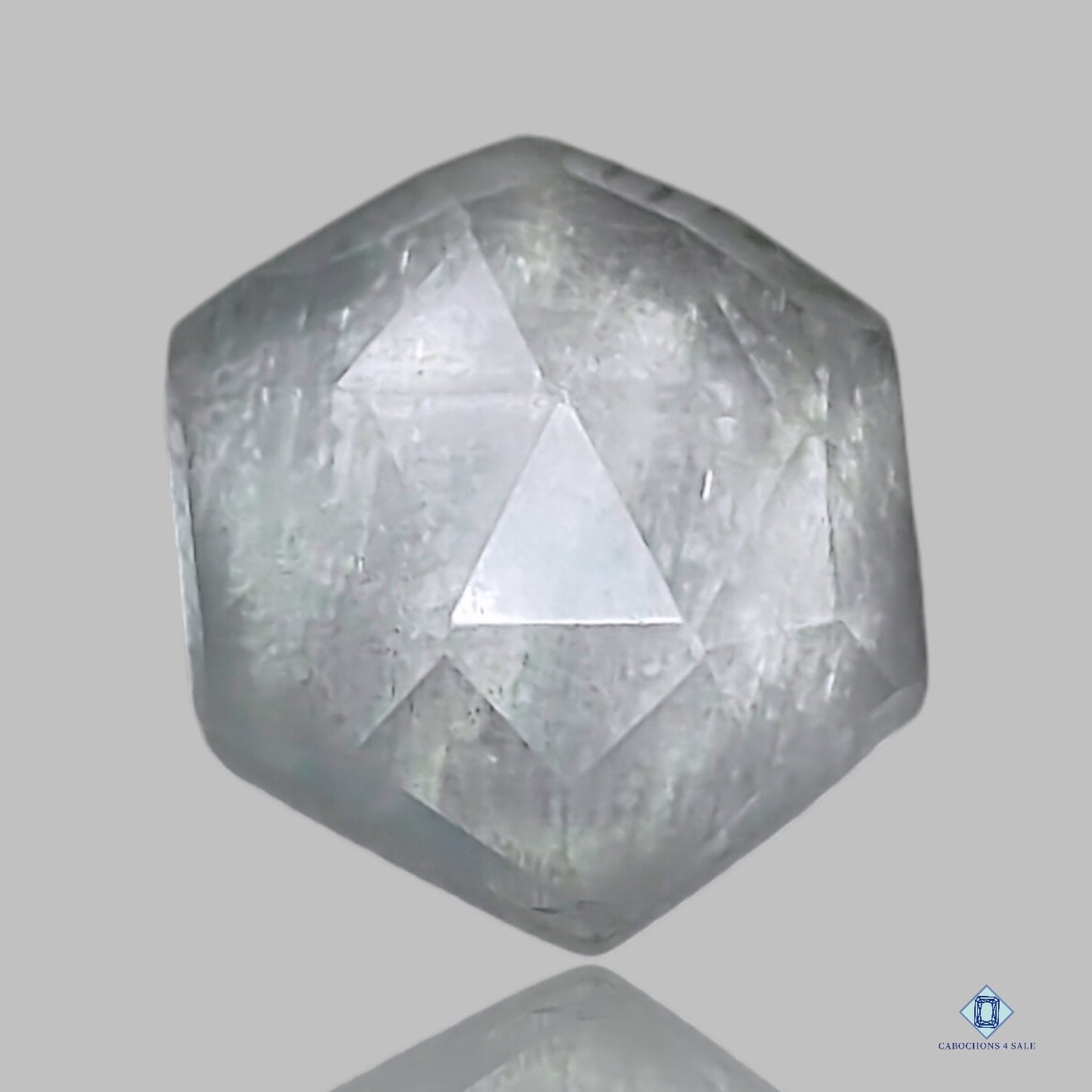 Selenite + Crystal Quartz Doublets Hexagon Doublets