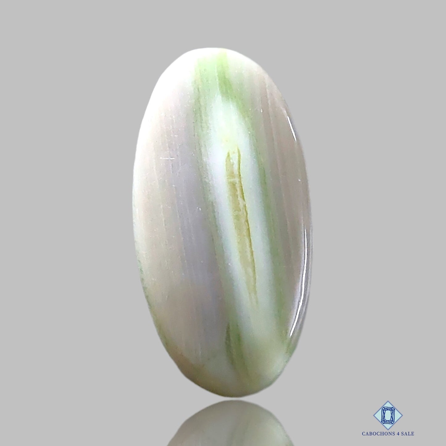 Cabujones ovalados de serpentina