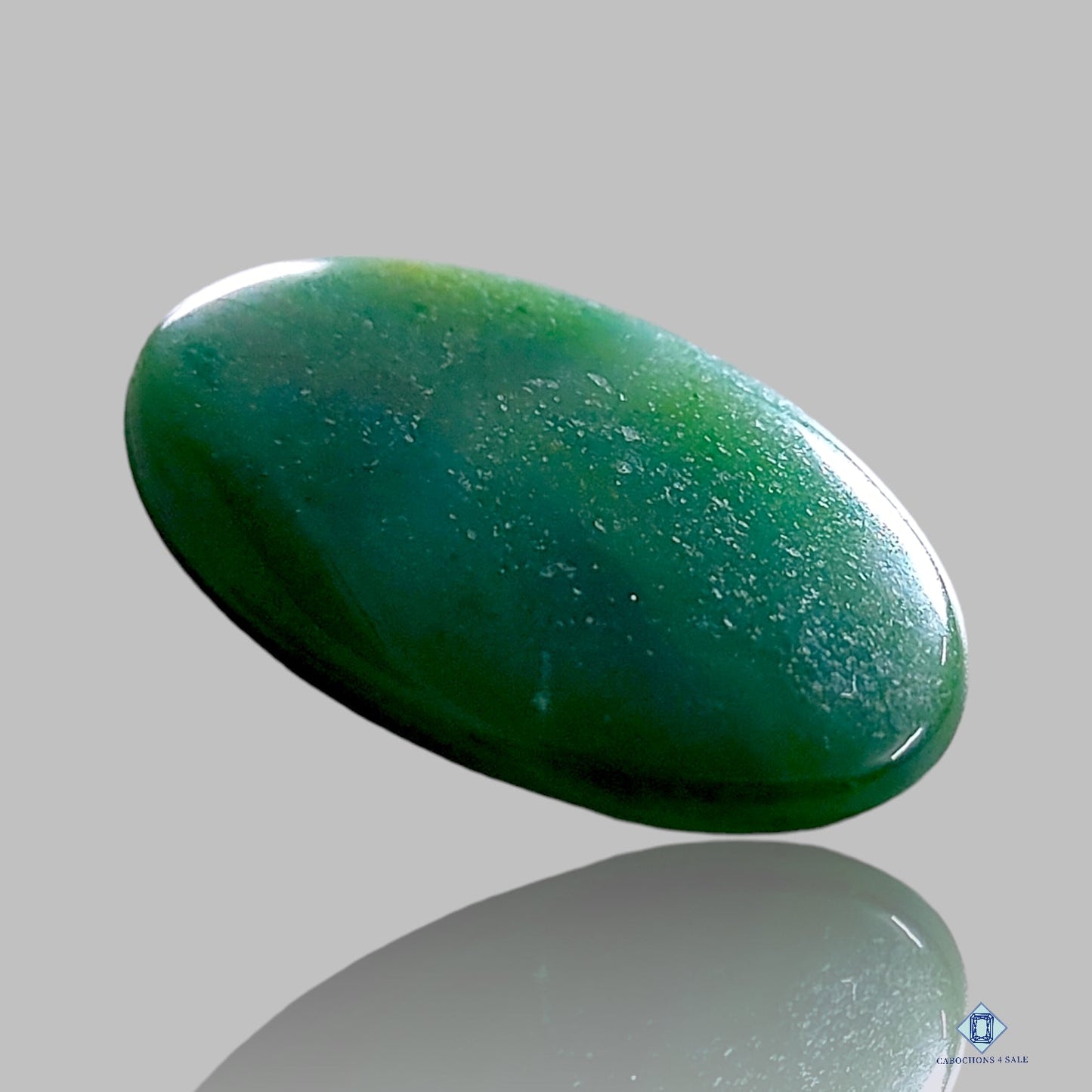 Cabujones ovalados de serpentina