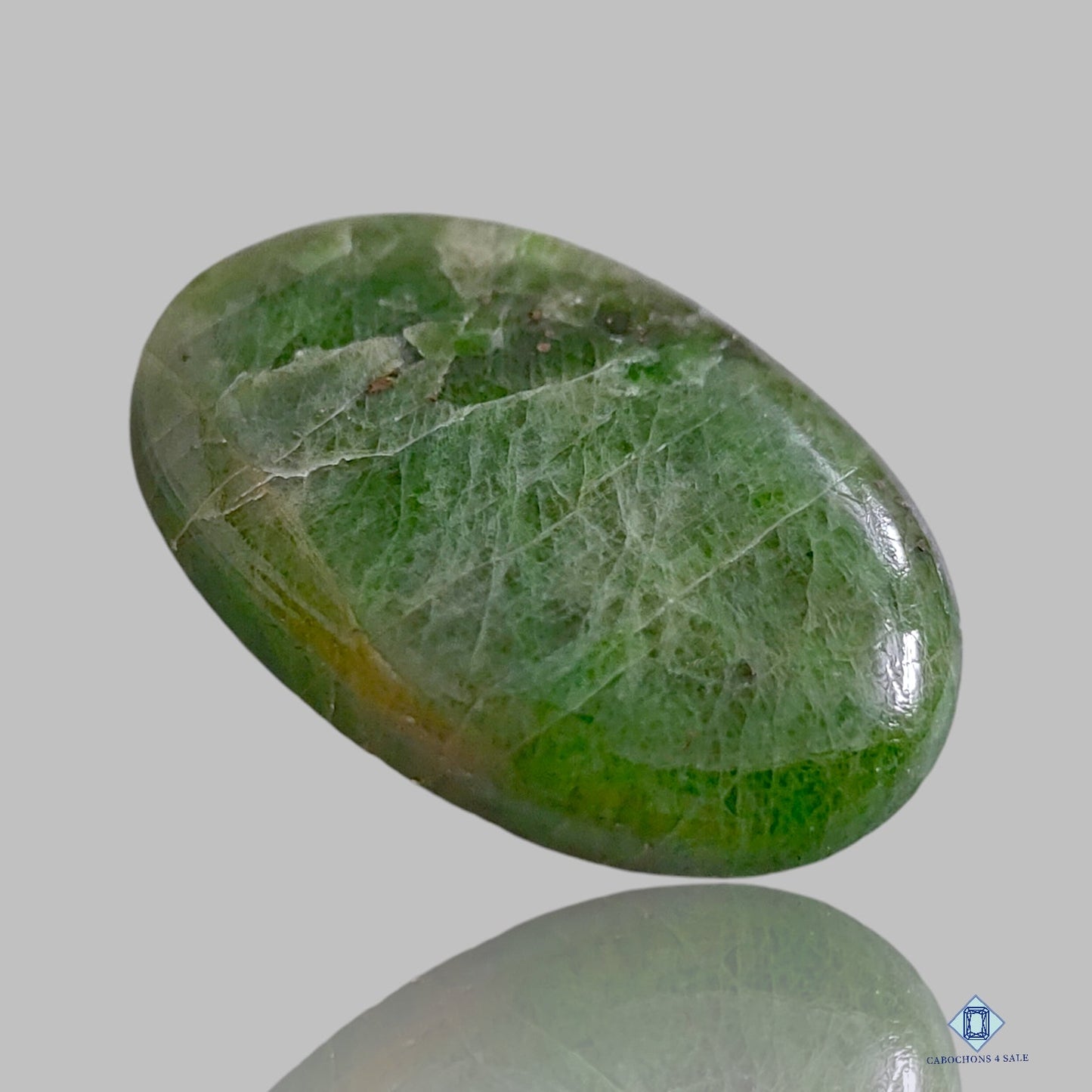 Cabujones ovalados de serpentina