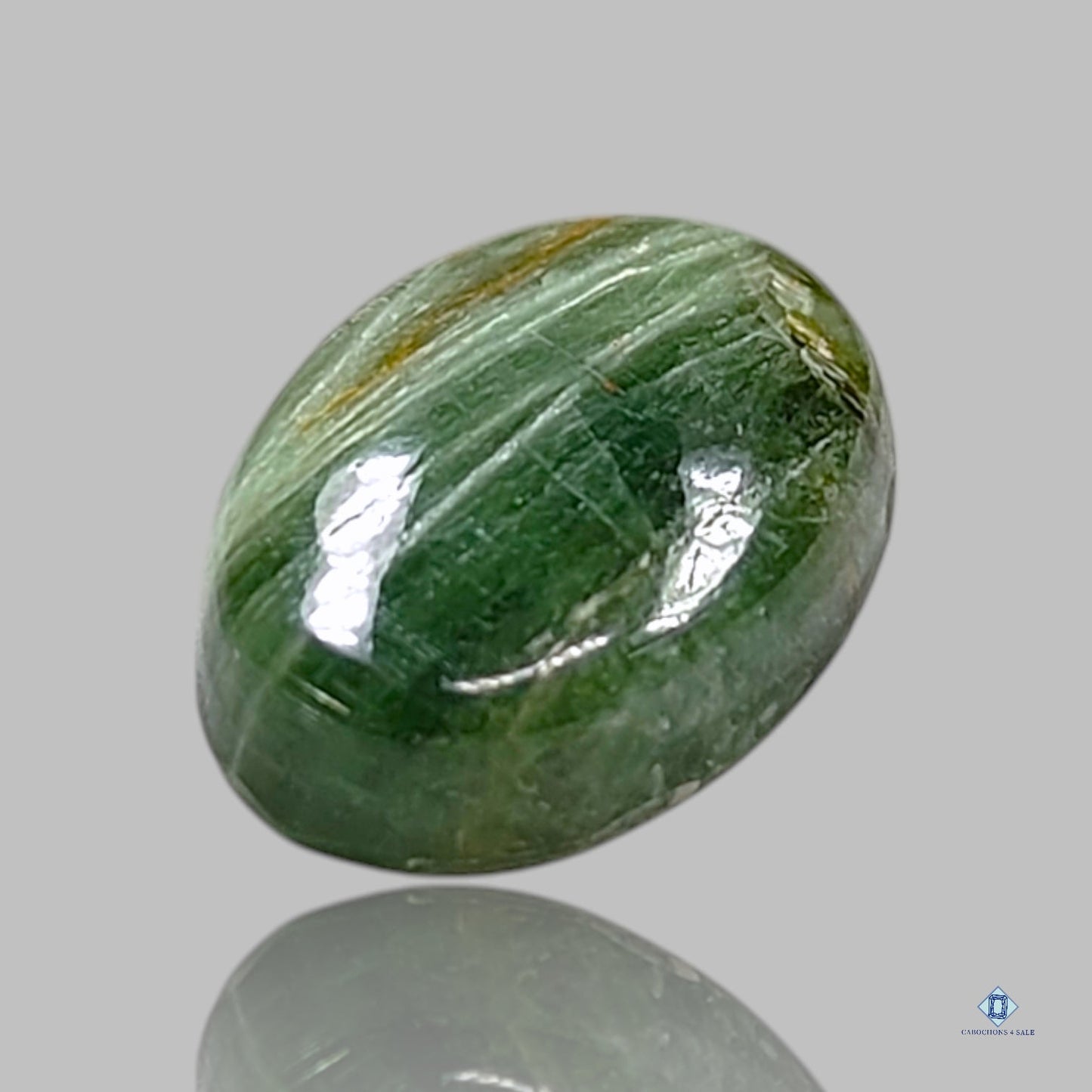 Cabujones ovalados de serpentina