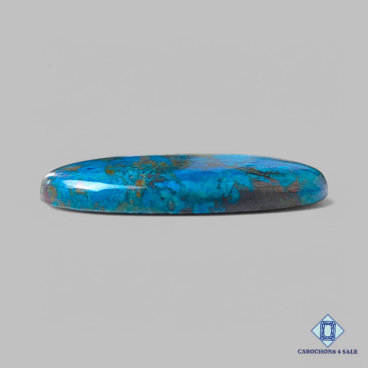 Natural Shattuckite Gemstone Oval Cabochons 41*25*5mm from Namibia available for sale