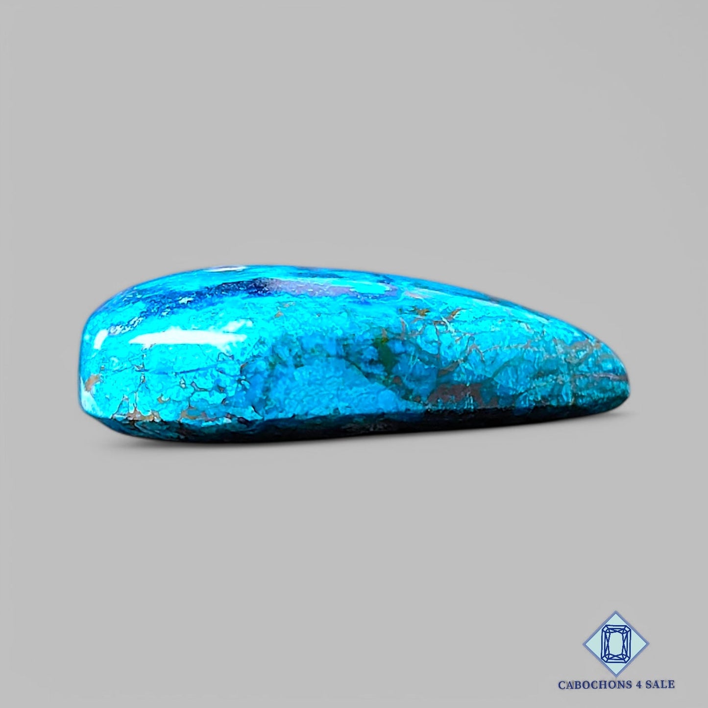 Natural Shattuckite Gemstone Pear Cabochons 27*22*7mm from United States available for sale