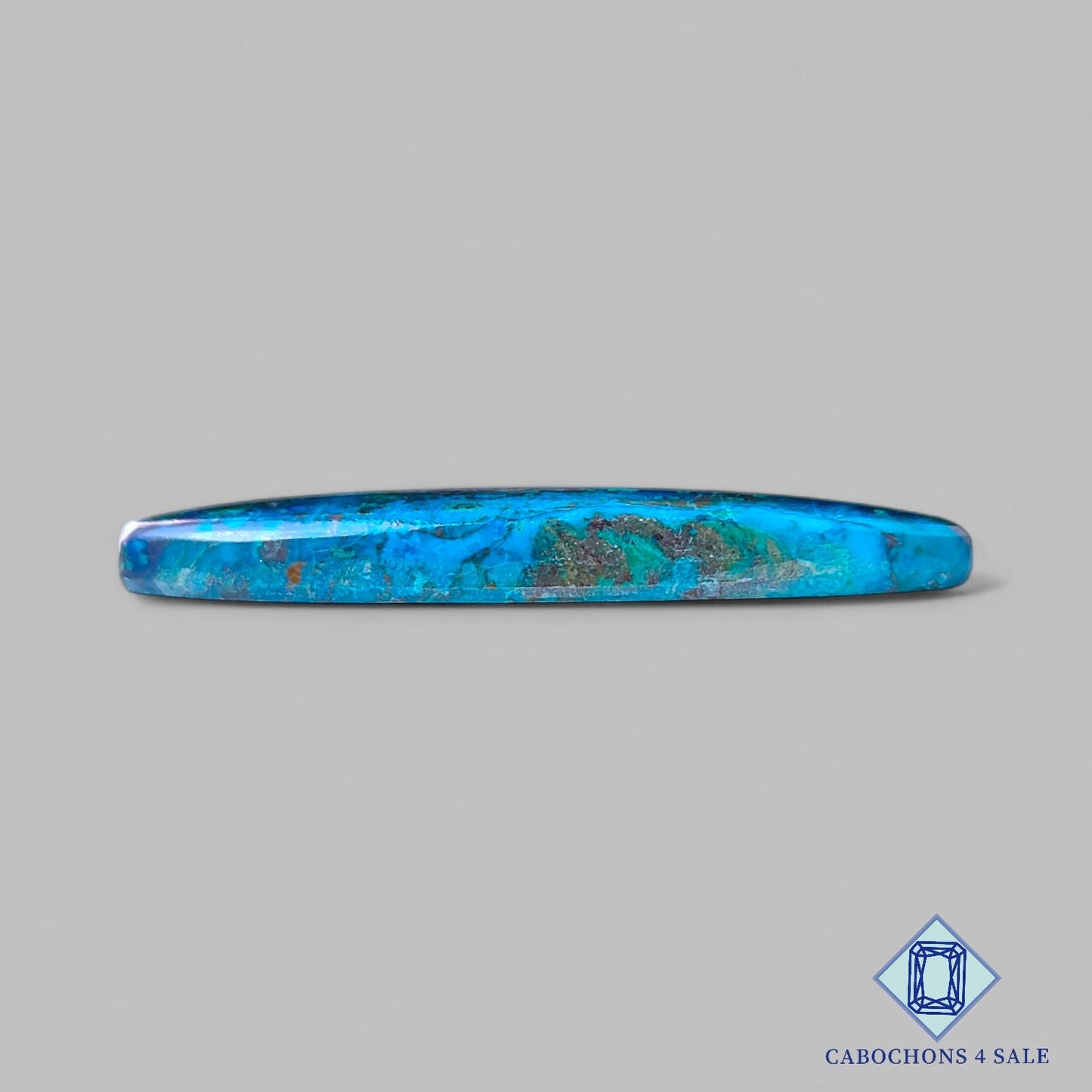 Natural Shattuckite Gemstone Oval Cabochons 44*11*5mm from USA available for sale