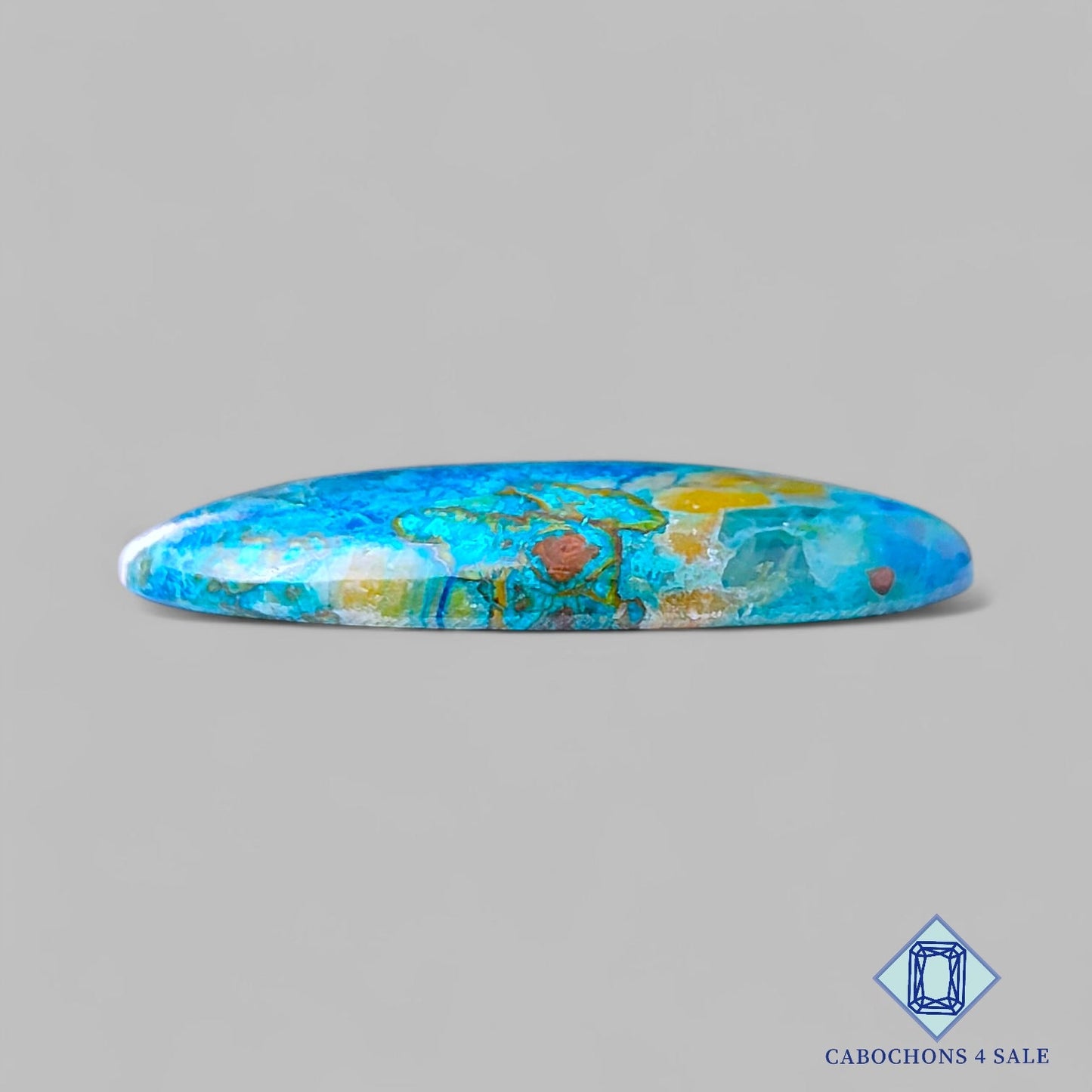 Natural Shattuckite Gemstone Oval Cabochons 35*19*5mm from USA available for sale