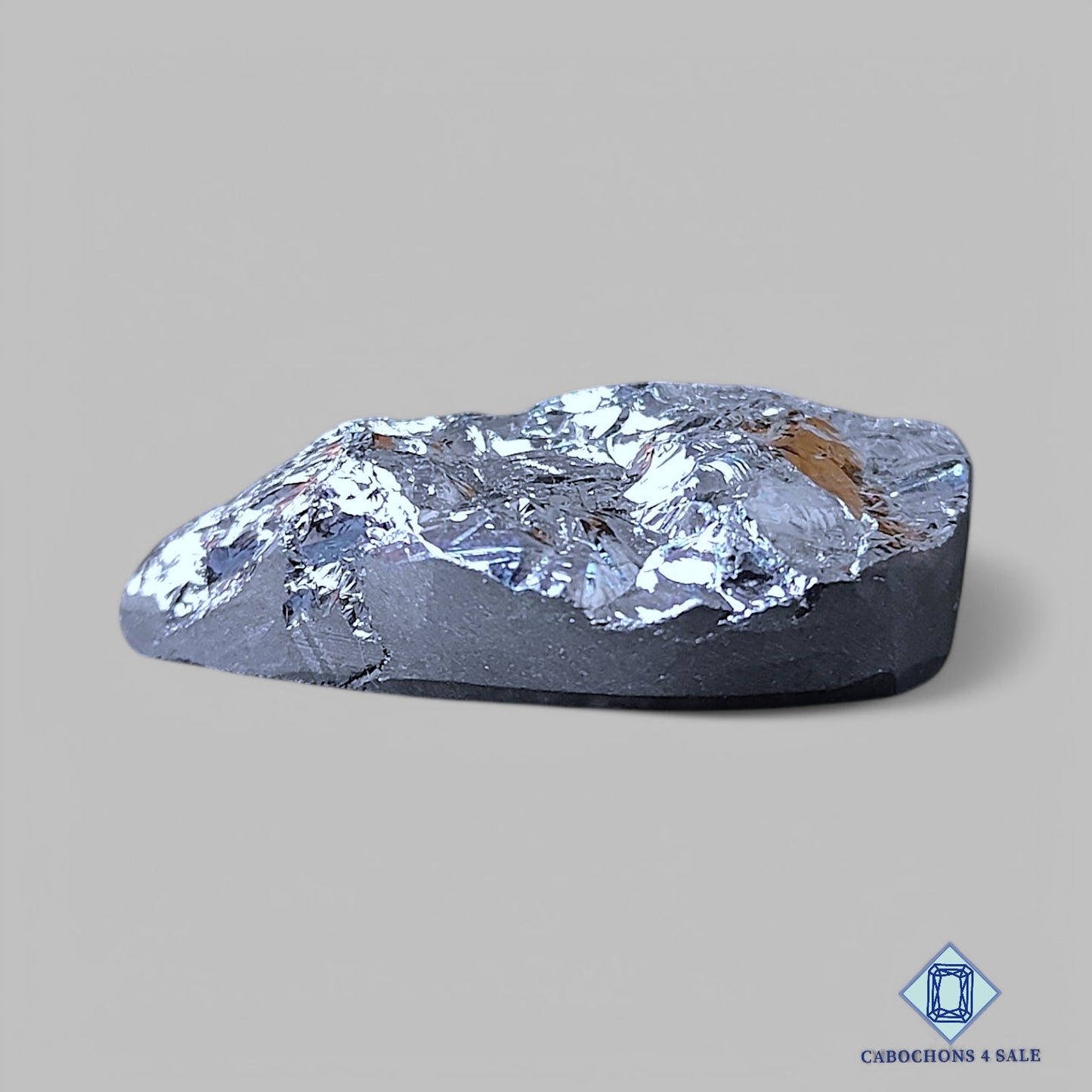 Natural Shungite Gemstone Pear Druzy 33*25*11mm from Russia available for sale