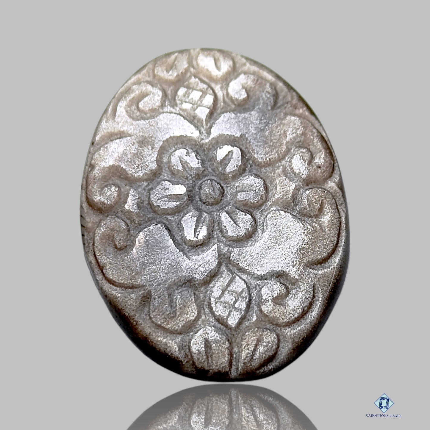 0-Silver_Obsidian-c4sw2307-3-Oval-Gray-30_35mm-Carvings-Opaque-0