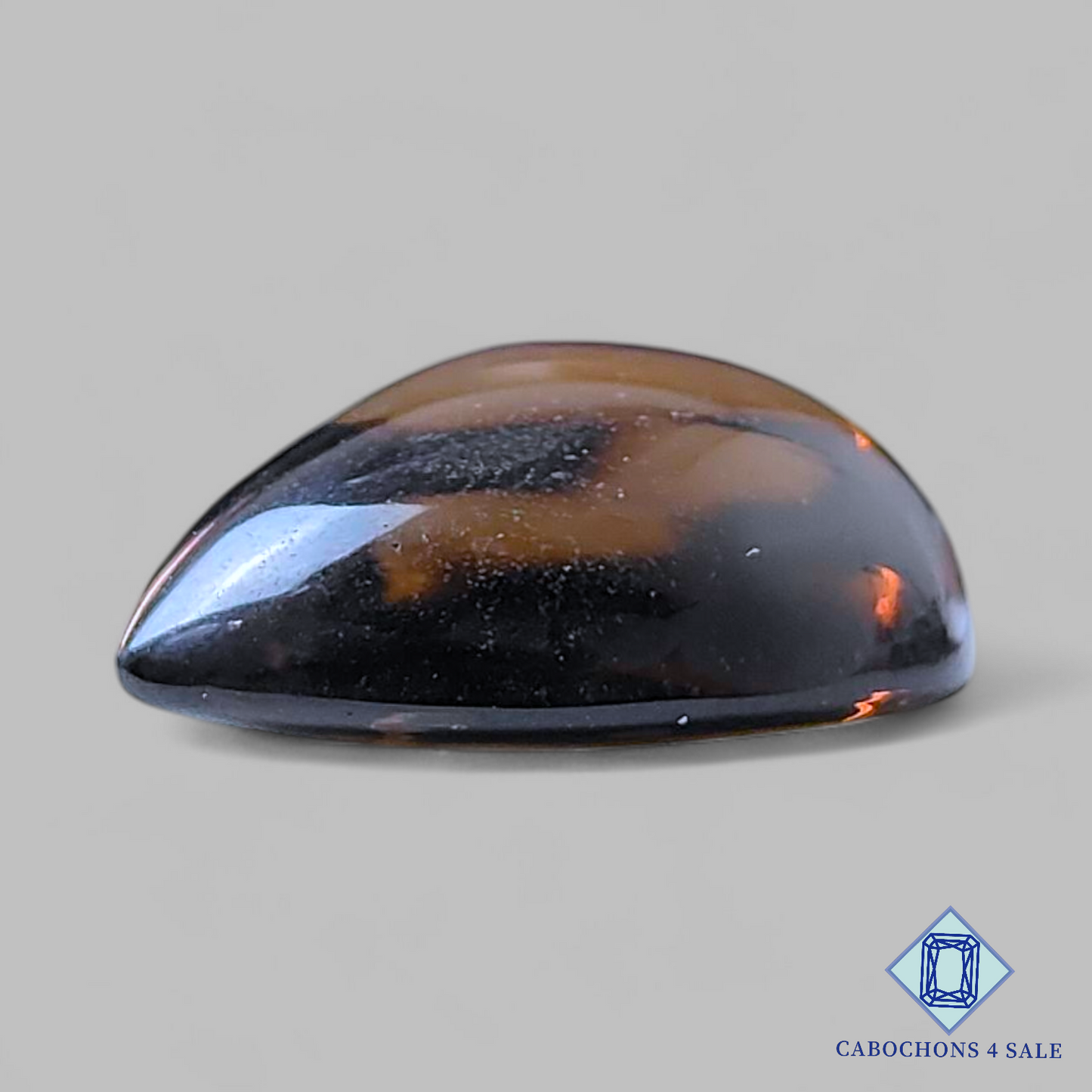 Smoky Quartz Pear Cabochons