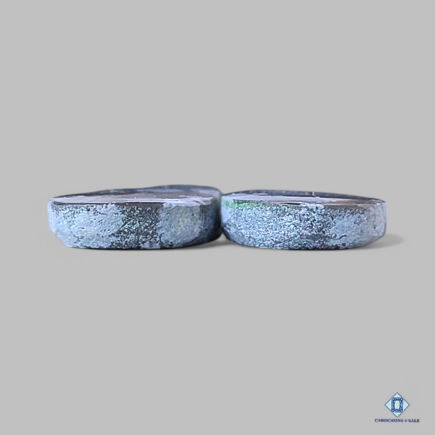 Natural Snowflake Obsidian Gemstone Pear Pairs 30*12*3mm from USA available for sale