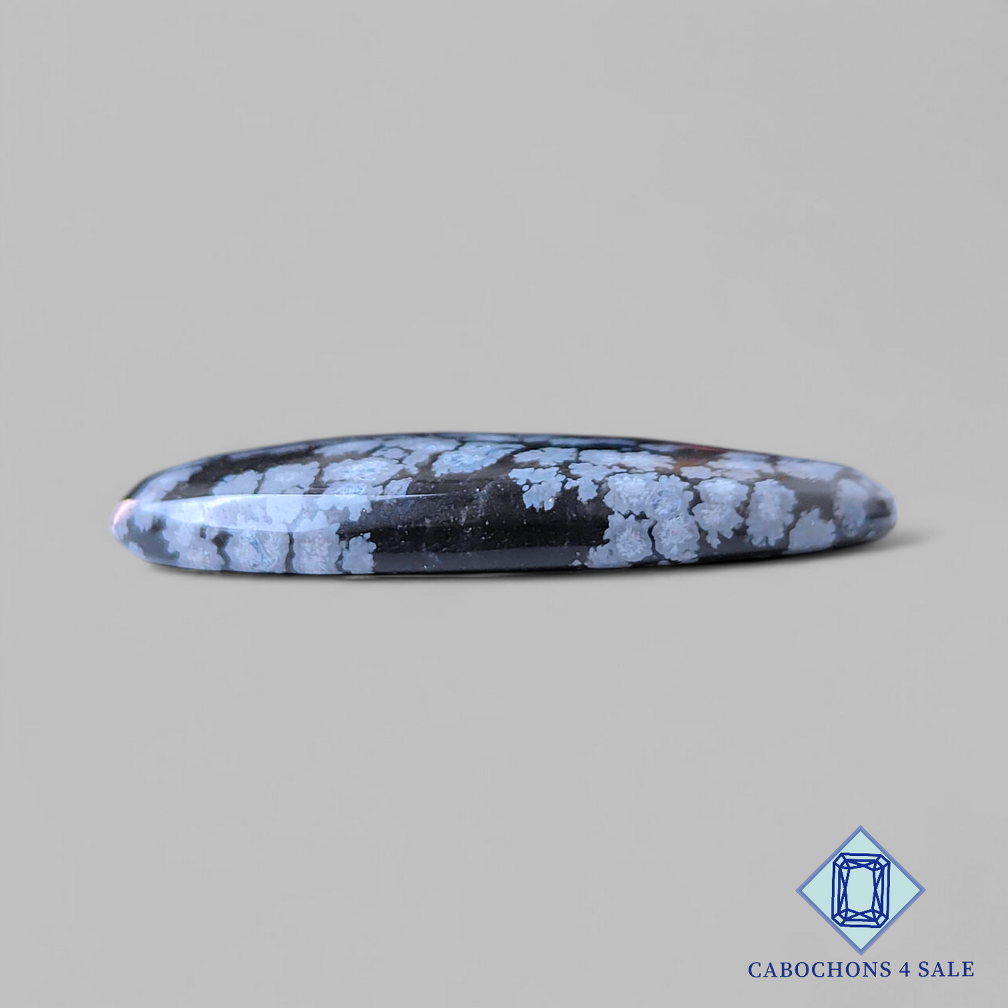 Snowflake Obsidian Oval Cabochons