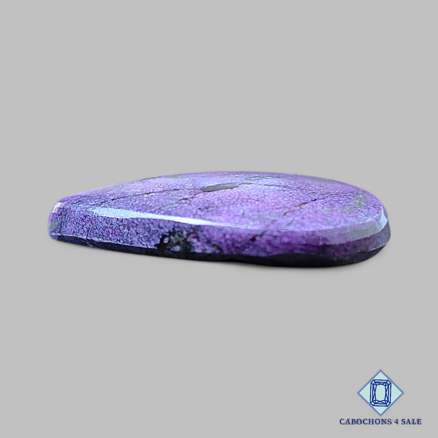 Cabujones de pera de piedra preciosa Stichtite natural de 26 x 23 x 5 mm, procedentes de Australia, disponibles para la venta.