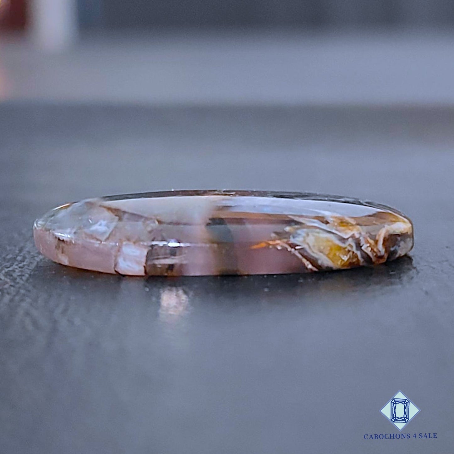 Natural Stick Agate Gemstone Oval Cabochons 27*20*4mm from Indonesia available for sale