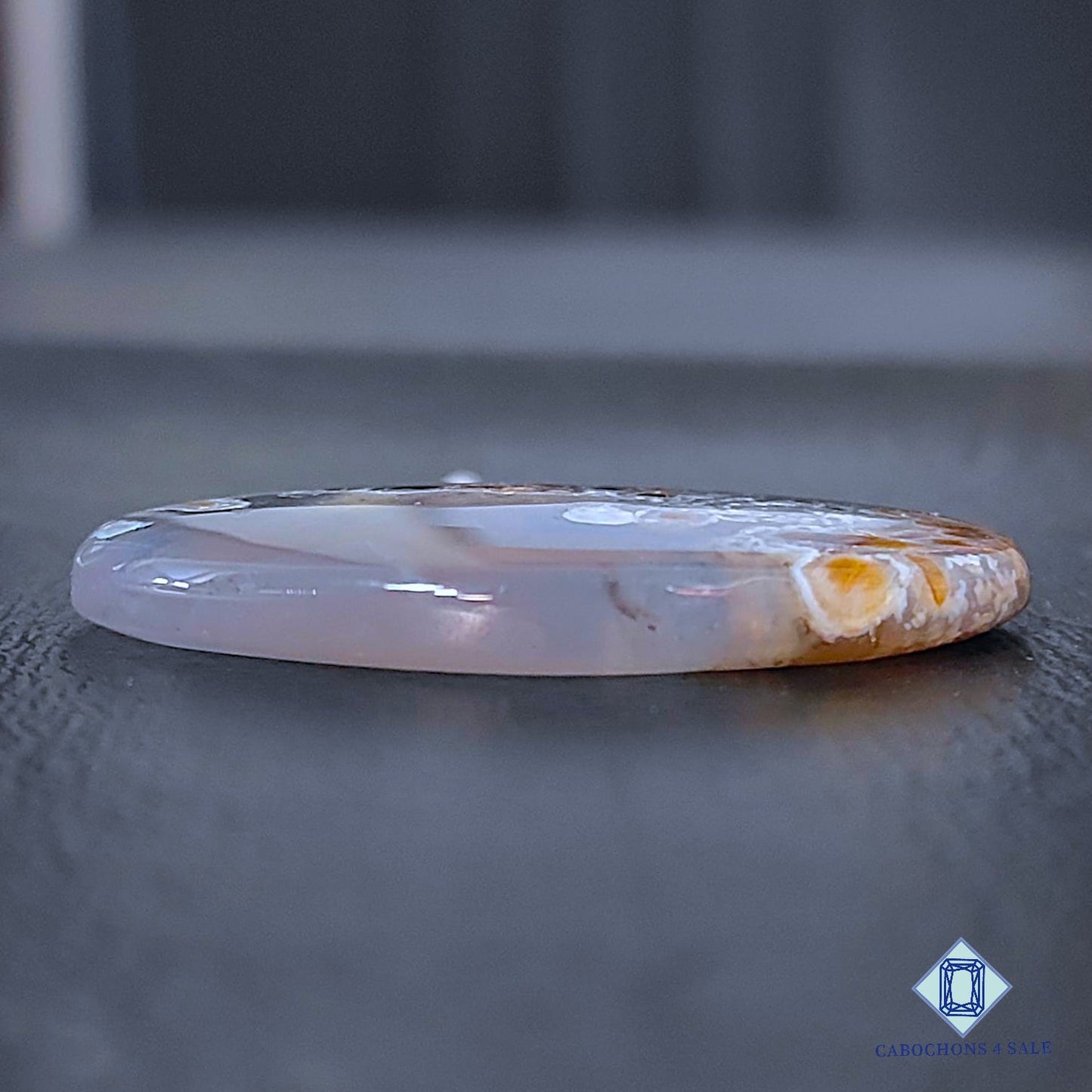 Natural Stick Agate Gemstone Oval Cabochons 38*27*5mm from Indonesia available for sale