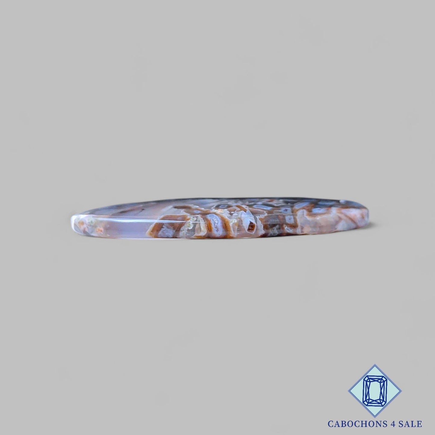 Natural Stick Agate Gemstone Oval Cabochons 39*23*4mm from Indonesia available for sale