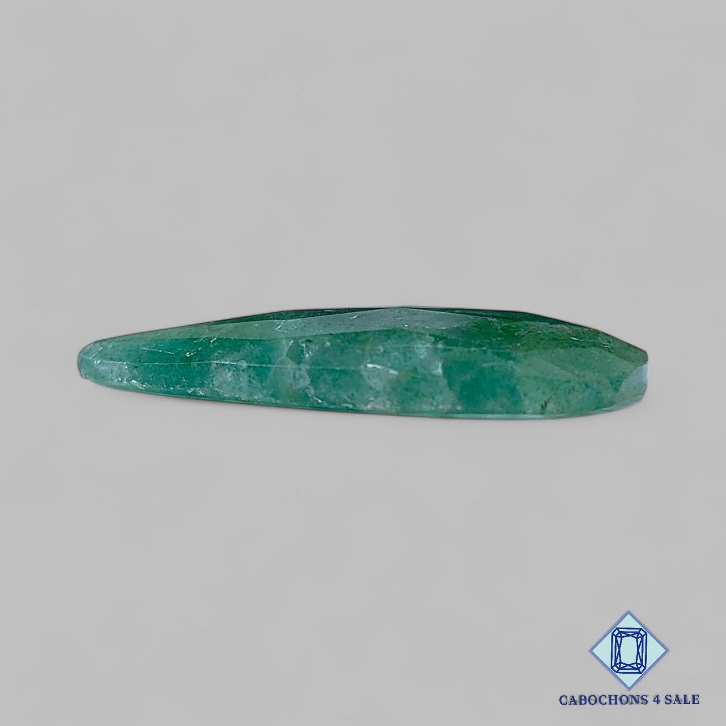 Natural Strawberry Quartz Gemstone Pear Rose Cut 37*24*5mm from Russia available for sale