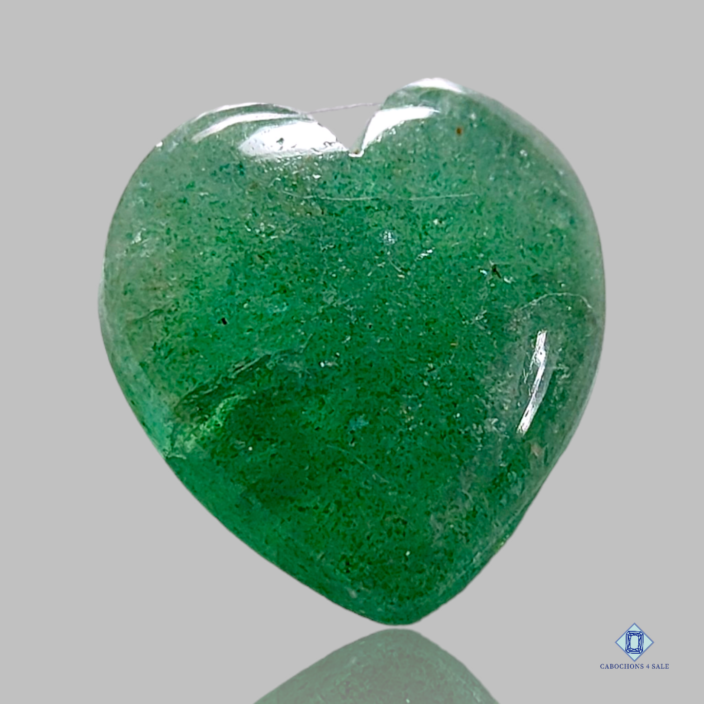 Strawberry quartz-Heart-Cabochons