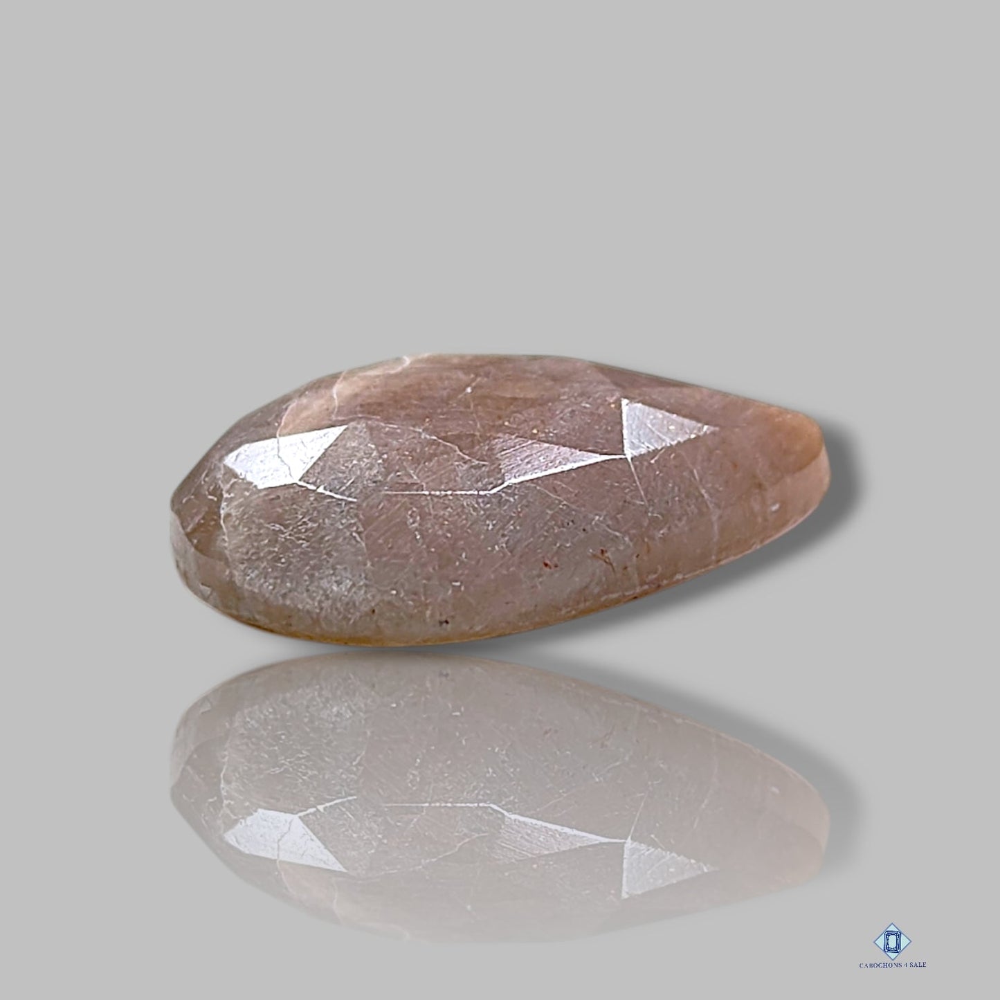 Sunstone with Moonstone Twin Fire Pear All Cuts
