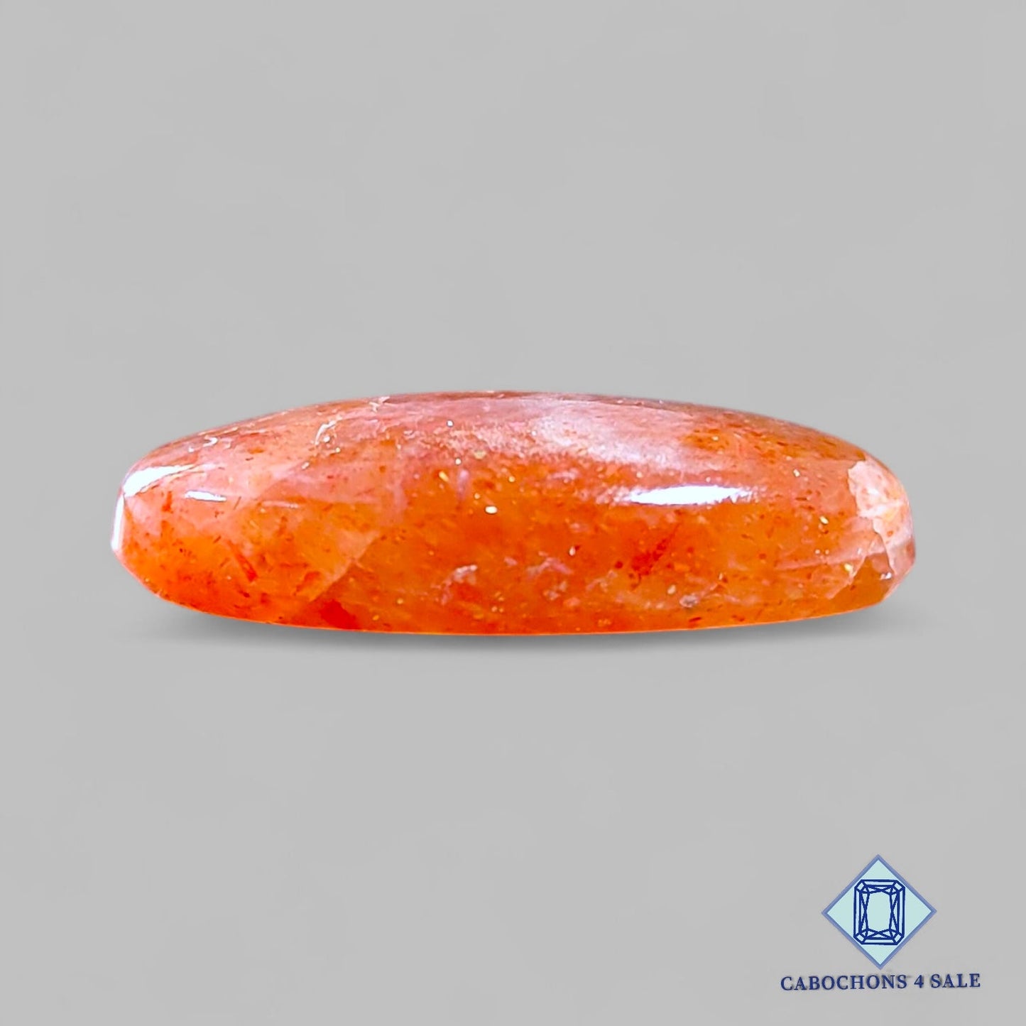 Natural Tanzanian Confetti Sunstone Gemstone Oval Cabochons 28*19*6mm available for sale