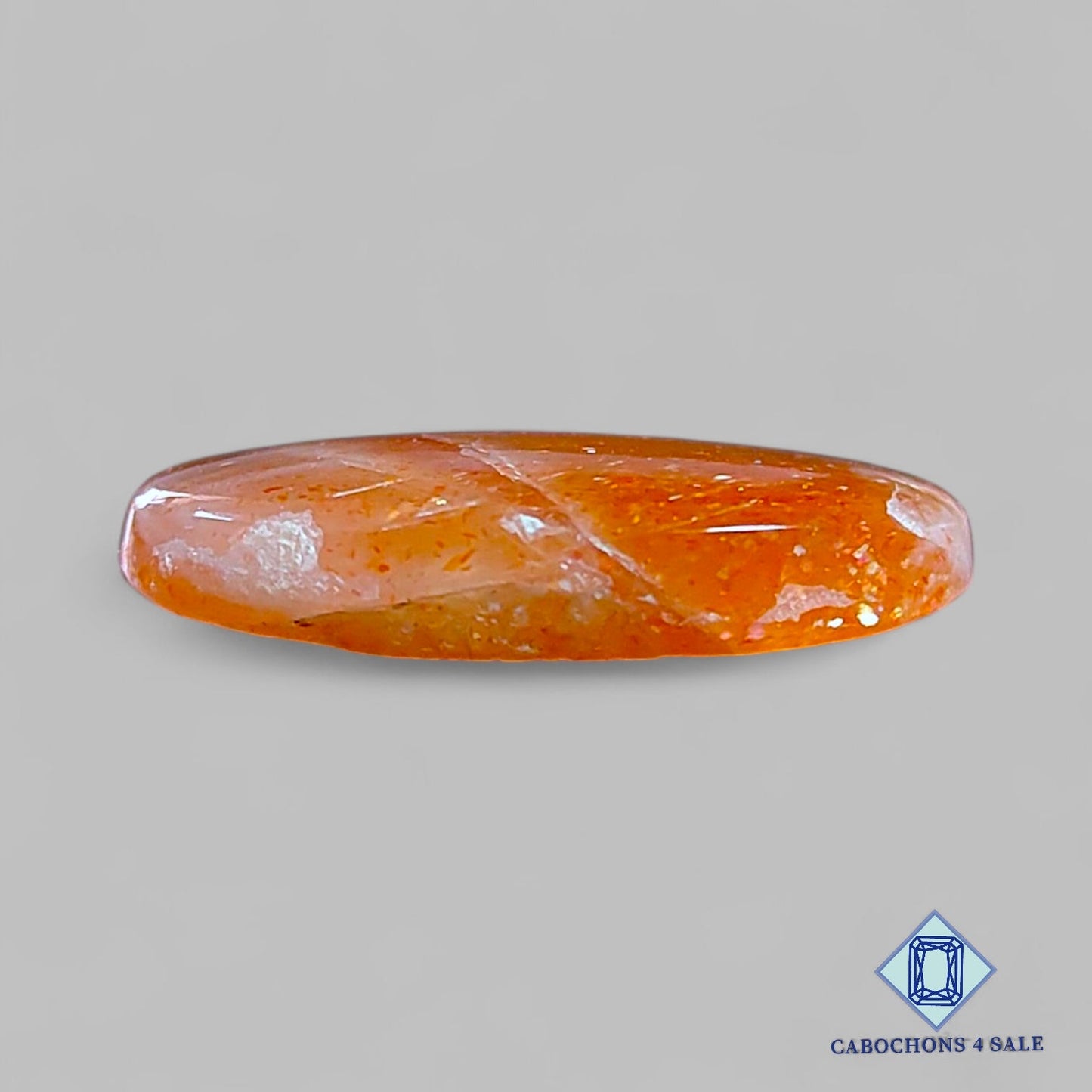 Natural Tanzanian Confetti Sunstone Gemstone Oval Cabochons 23*16*5mm available for sale