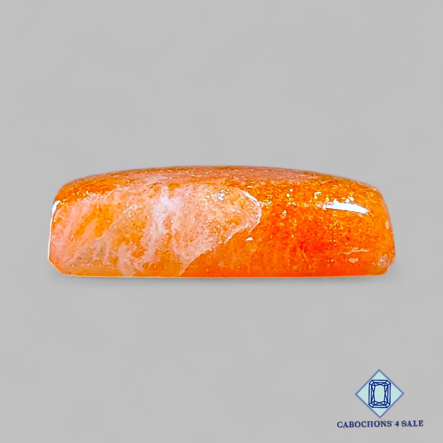 Natural Tanzanian Confetti Sunstone Gemstone Rectangle Cabochons 21*12*5mm available for sale