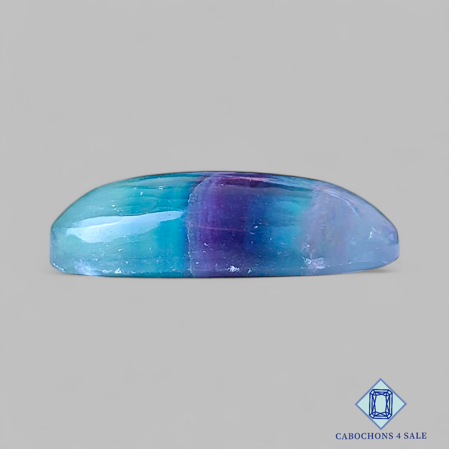 Teal Blue Fluorite Oval Cabochons