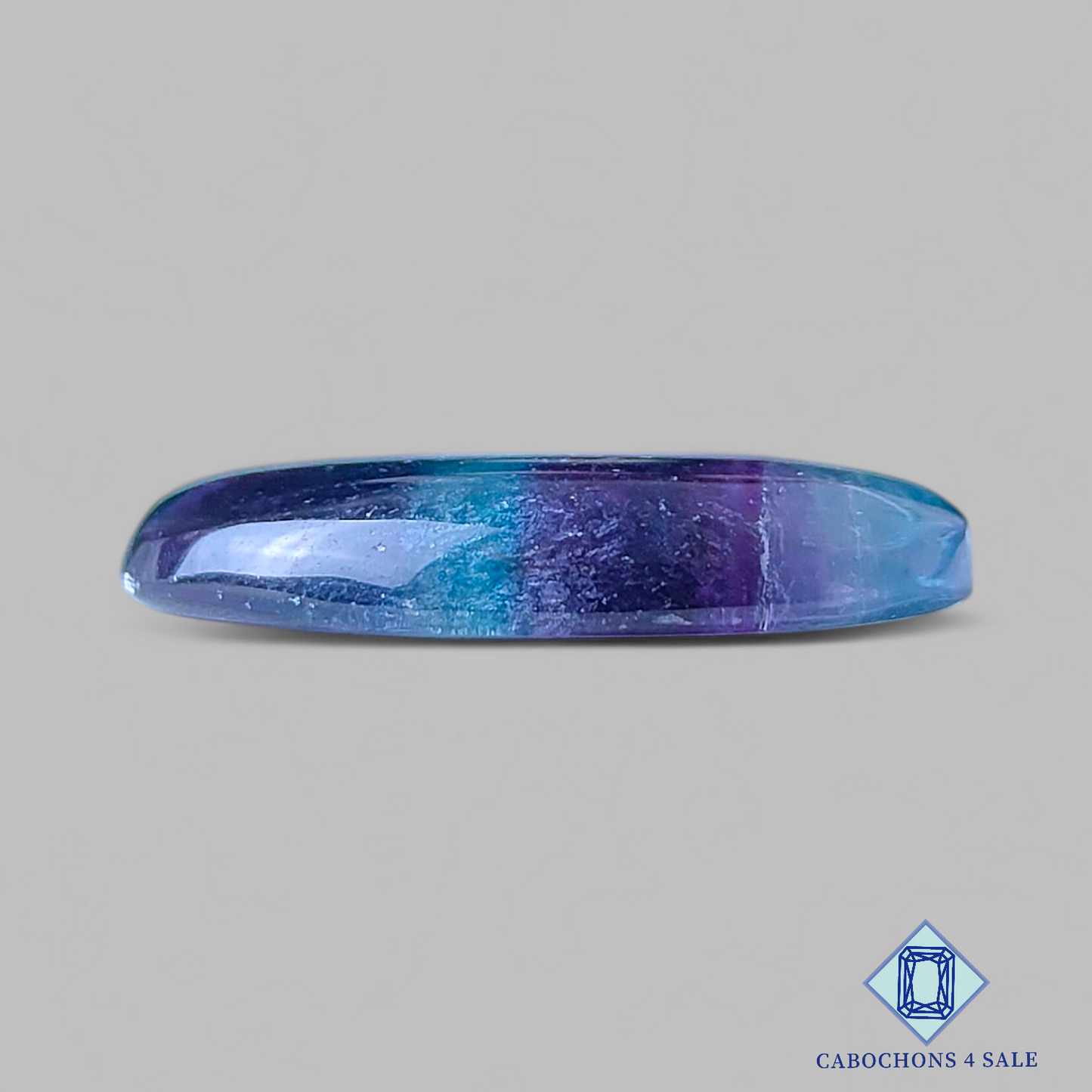 Teal Blue Fluorite Oval Cabochons