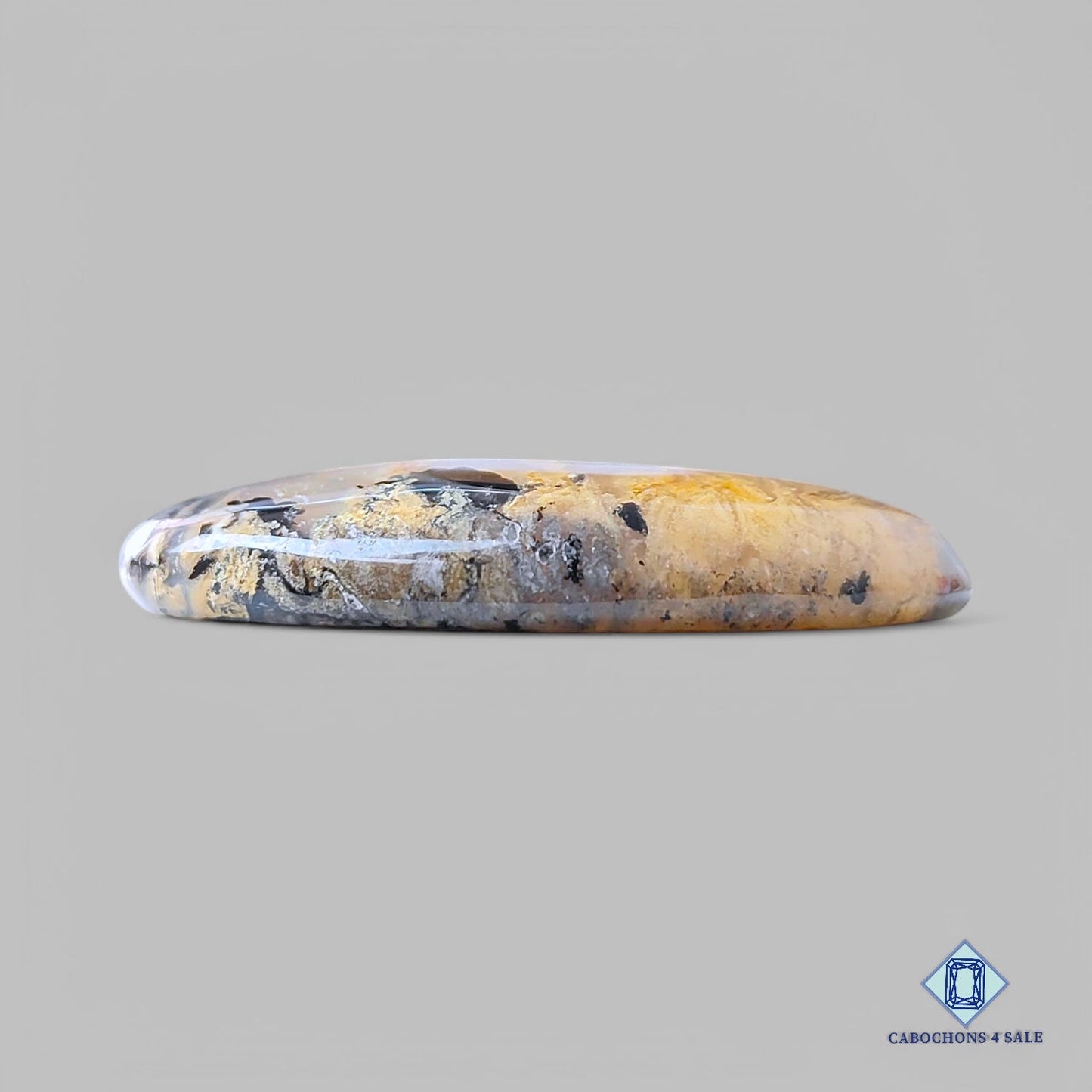 Natural Tiger Dendritic Agate Gemstone Oval Cabochons 41*25*7mm from India available for sale