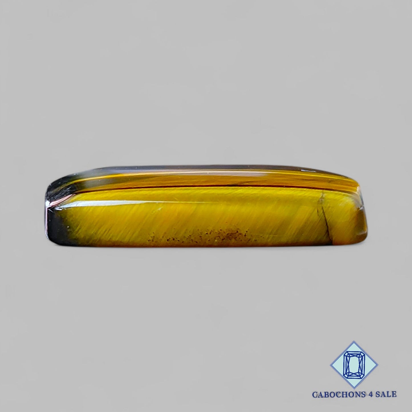 Natural Tiger Eye Gemstone Rectangle Cabochons 28*19*5mm from South Africa available for sale