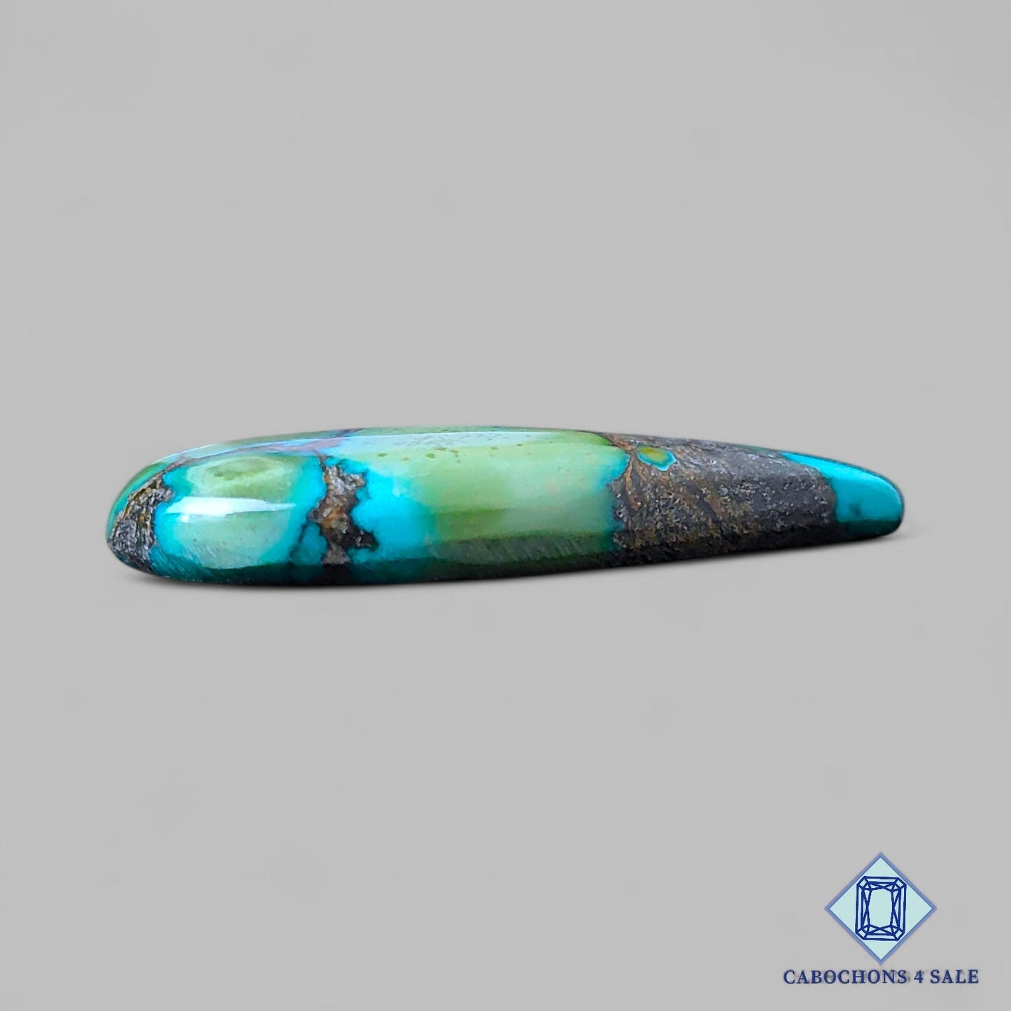 Cabujones de turquesa natural en forma de pera de 43 x 20 x 6 mm, disponibles para la venta en EE. UU.