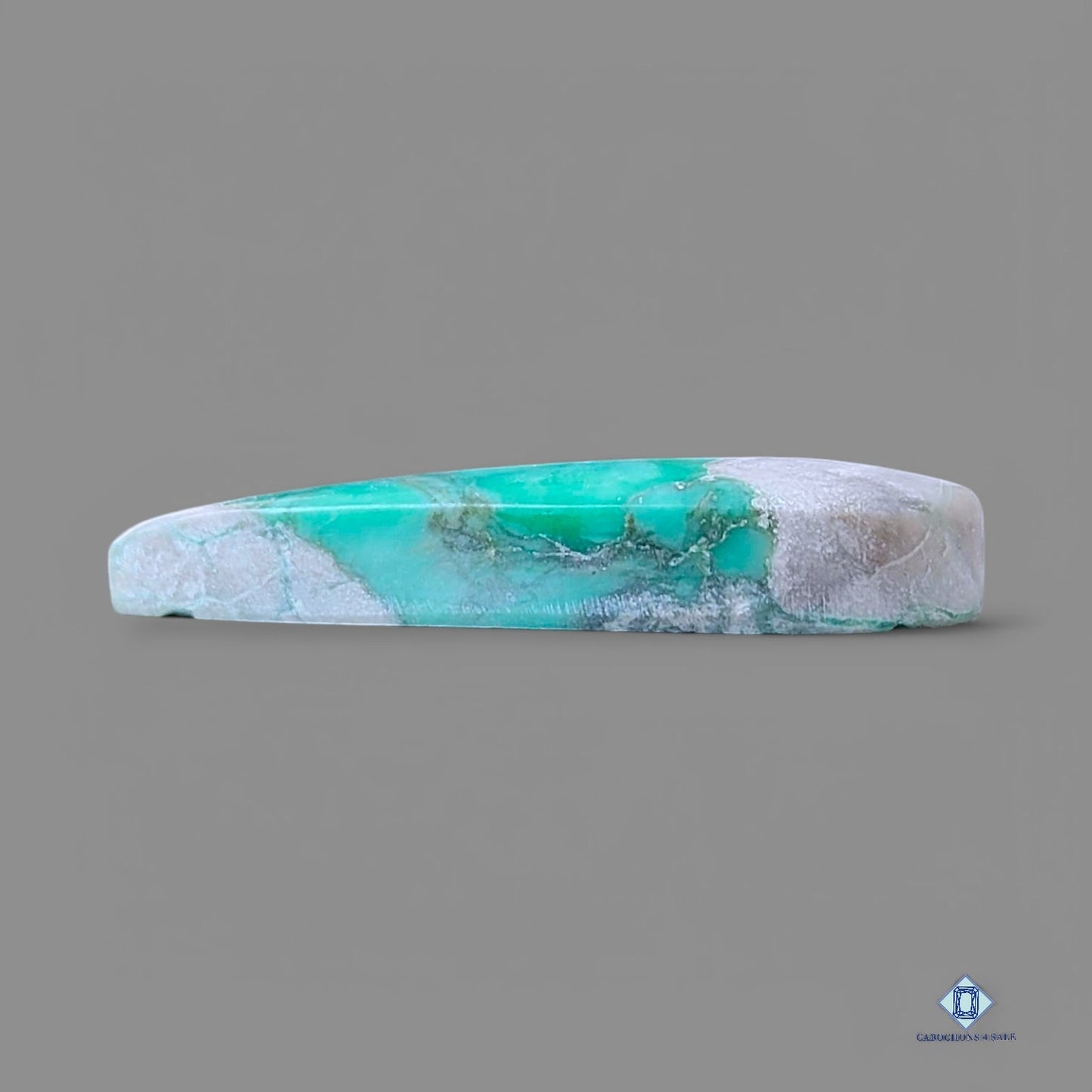 Cabujones de piedra preciosa de variscita en forma de pera, raros, a la venta, tamaño pera: 35 x 16 x 6 mm.