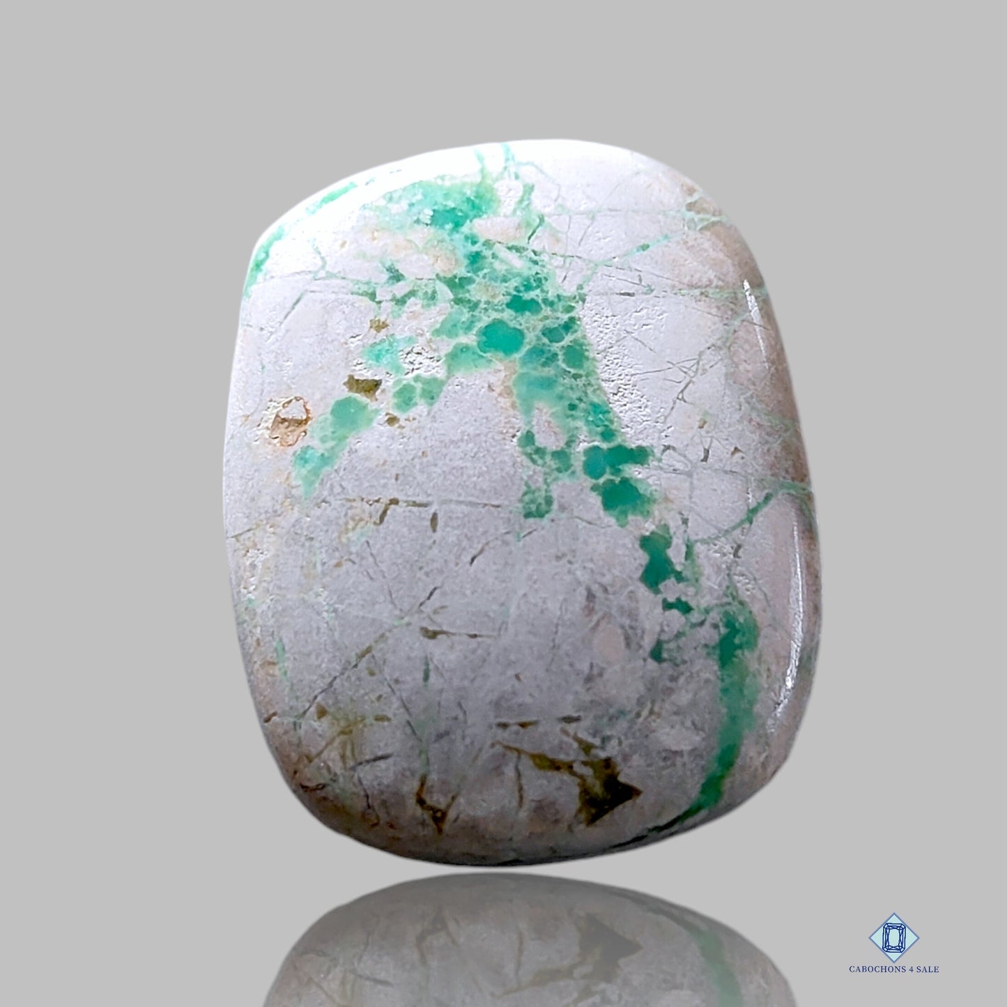 Cabujones ovalados de variscita