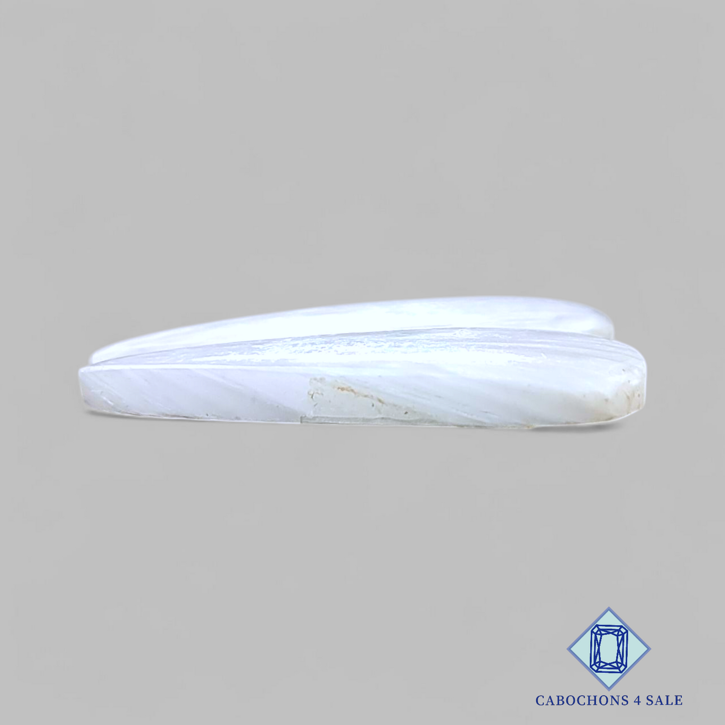 White Scolecite Pear Pairs