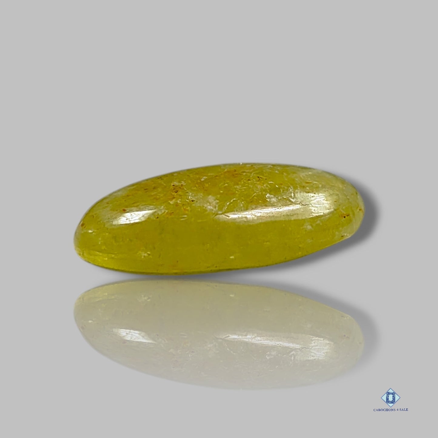 Yellow Apatite Oval Cabochons