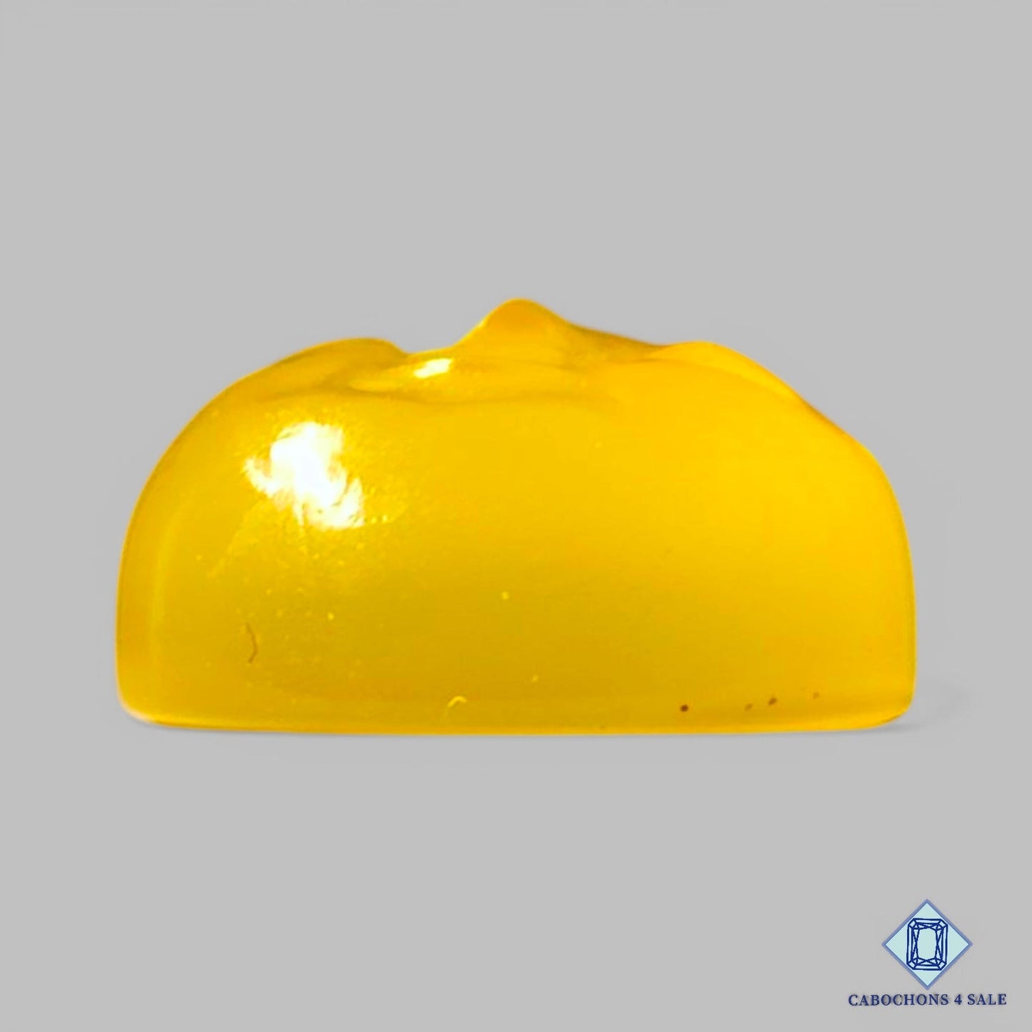 Tallas redondas de piedra preciosa de calcita amarilla natural de 14 x 7 mm procedentes de México, disponibles para la venta.