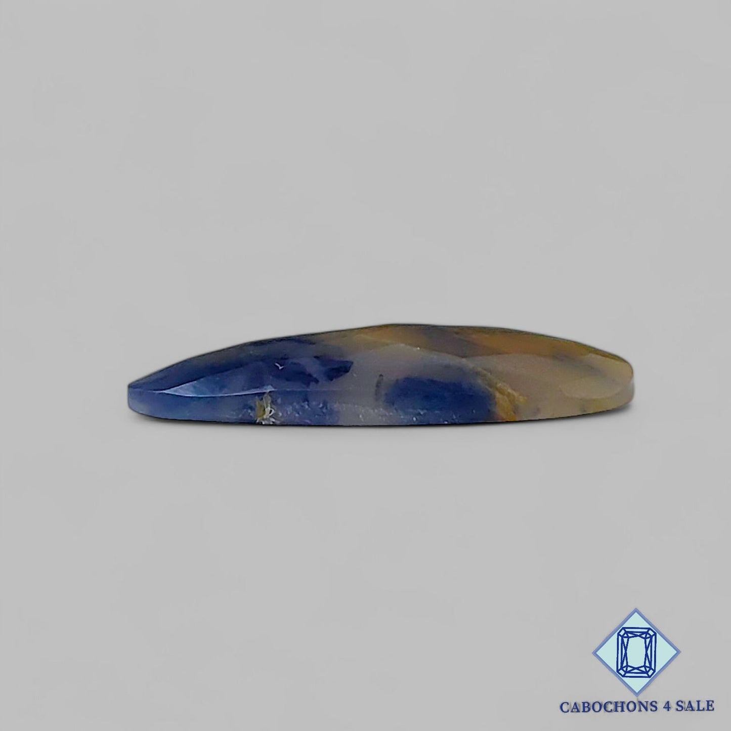 Natural Yellow Sapphire Gemstone Oval Rose Cut 24*9*1mm from Myanmar available for sale